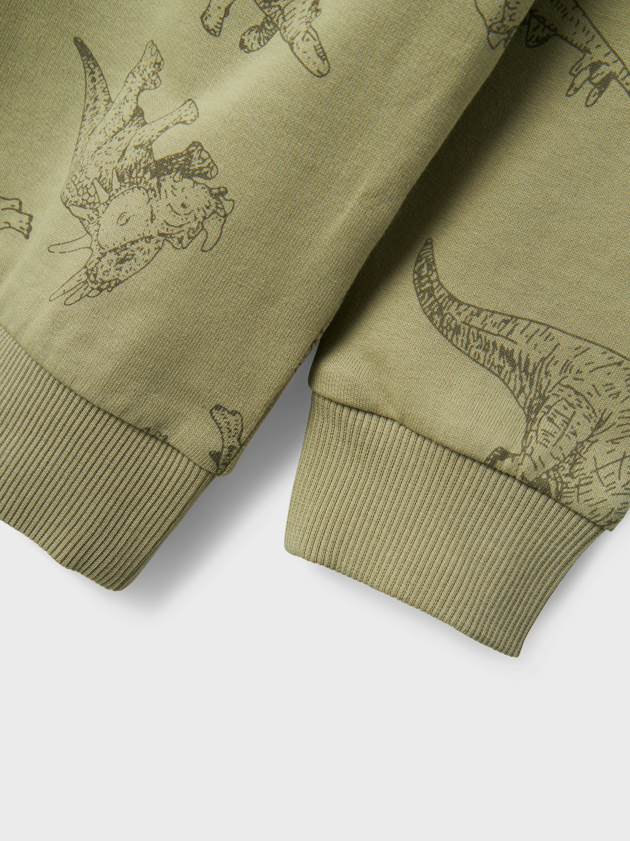 Name It Sweatshirt »NMMVARON für Jungen mit Alloverprint und Rippbündchen«, bedruckt, casual, regular fit, Baumwolle, Rundhals