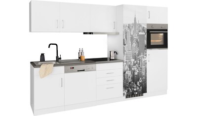 HELD MÖBEL Küchenzeile »Paris«, mit E-Geräten, Breite 290 cm kaufen