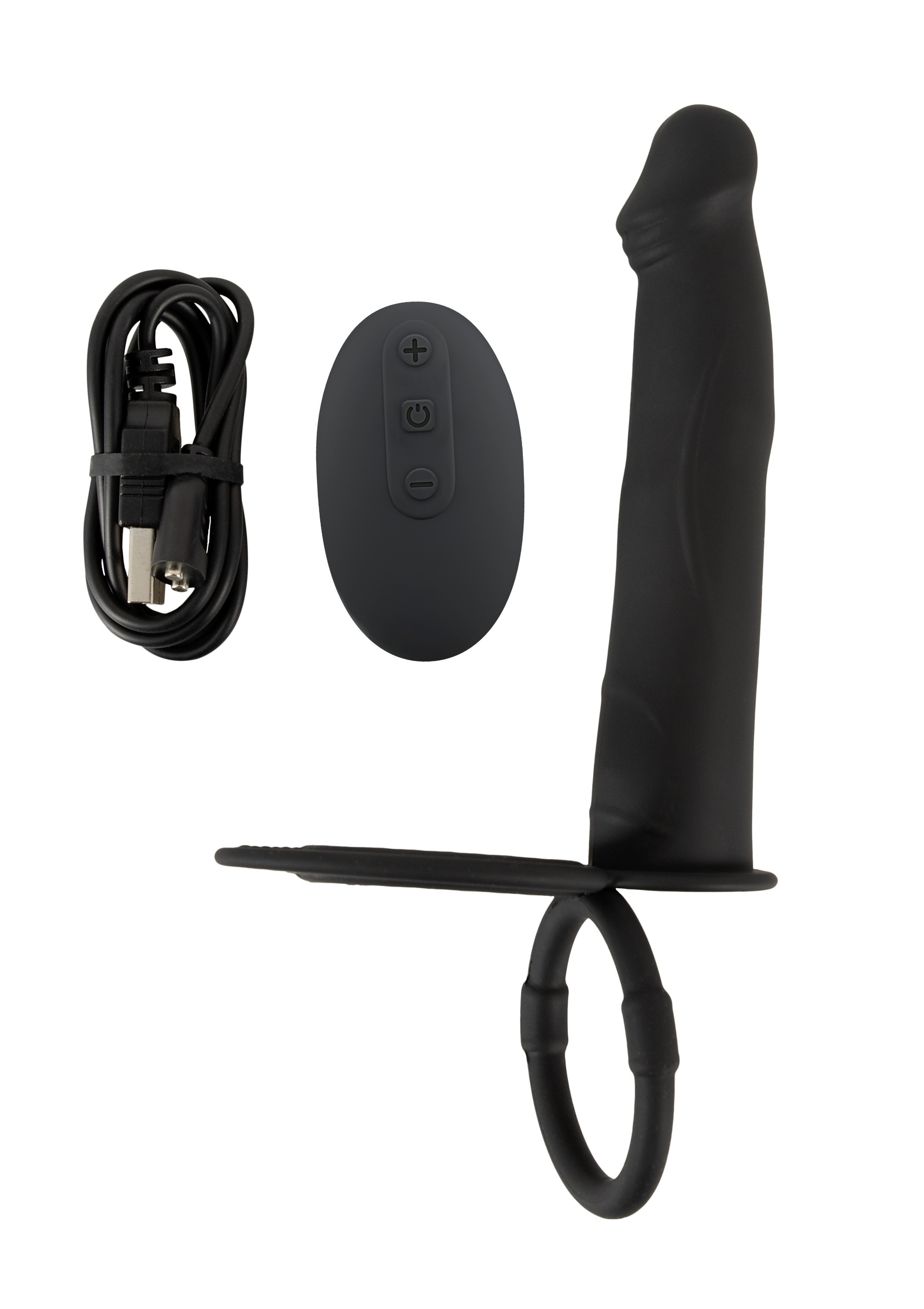BLACK VELVETS Anal-Stimulator »Analvibrator RC double fucker« ()