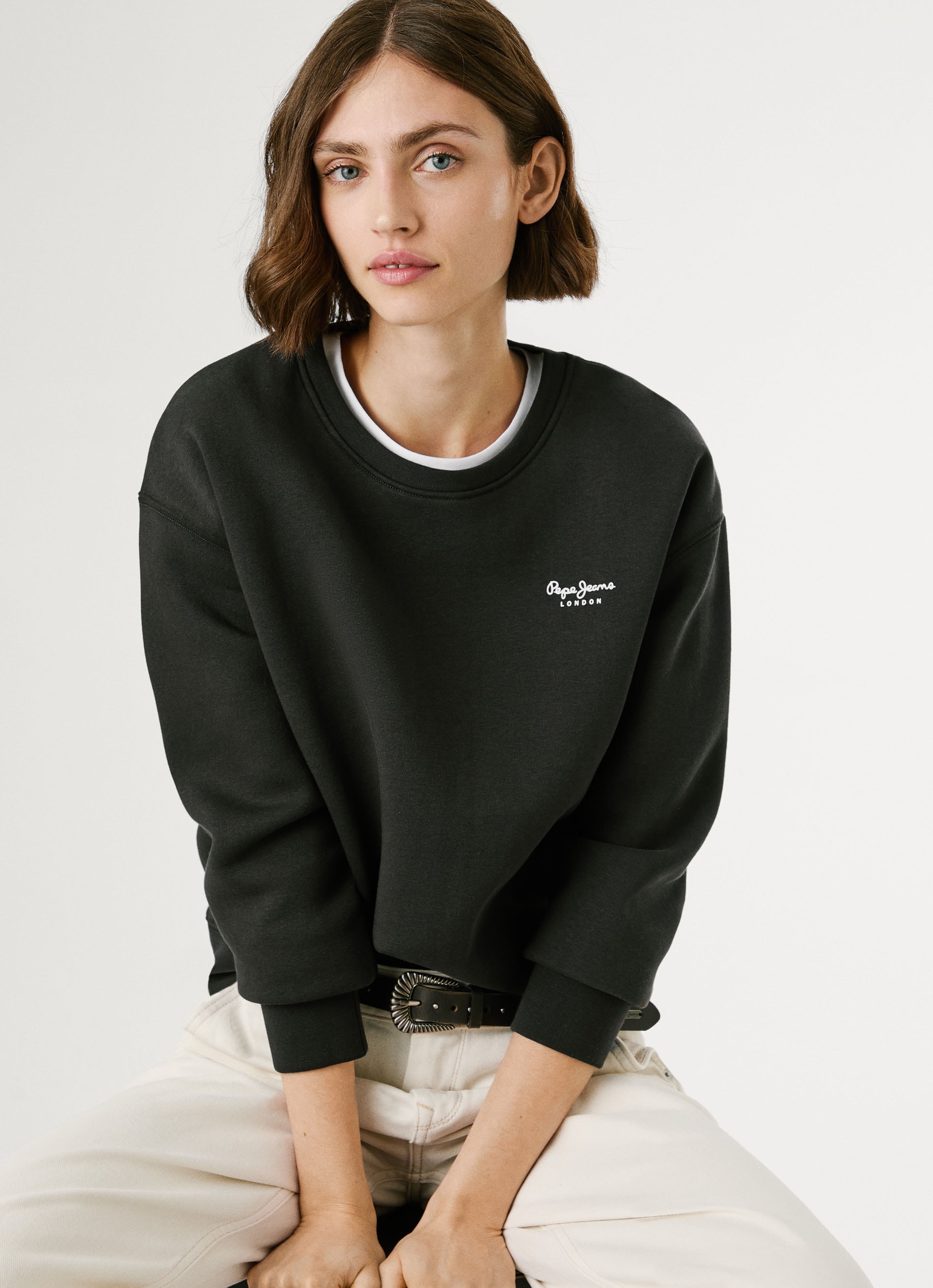 Pepe Jeans Sweatshirt »BABI« mit Rundhals und Logo