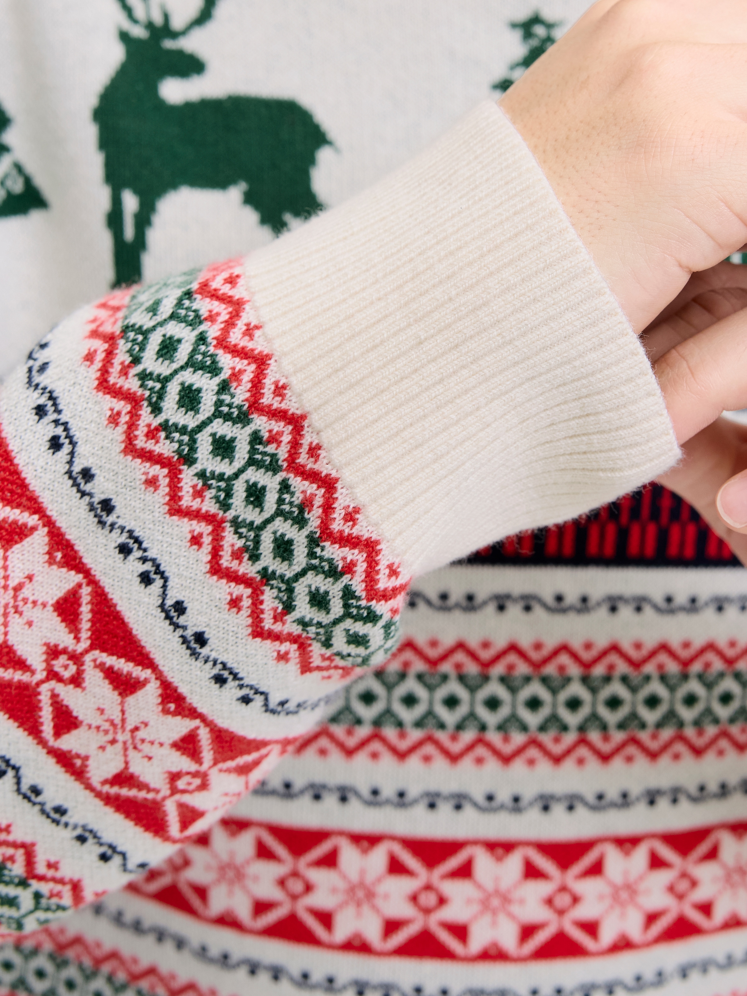 Jack & Jones Strickpullover »JJXMAS NOEL KNIT CREW NECK«