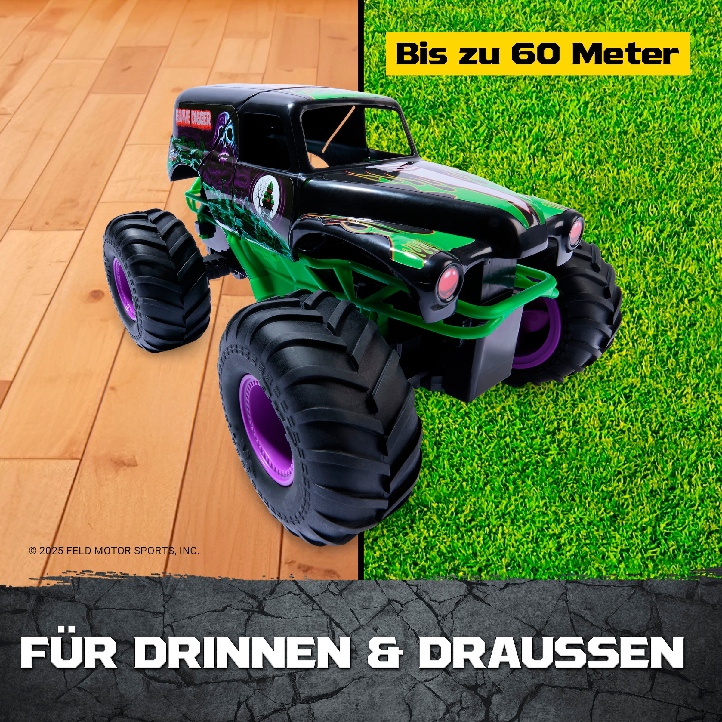 Spin Master RC-Monstertruck »Monster Jam - Smash 'n Bash Grave Digger«
