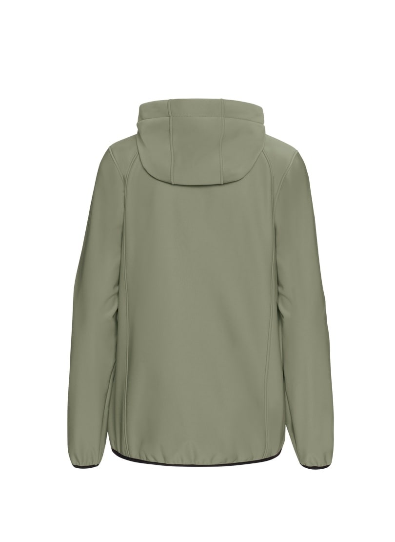 Trigema Softshelljacke »TRIGEMA Taillierte Softshell–Kapuzenjacke« 1 Stk. tlg.