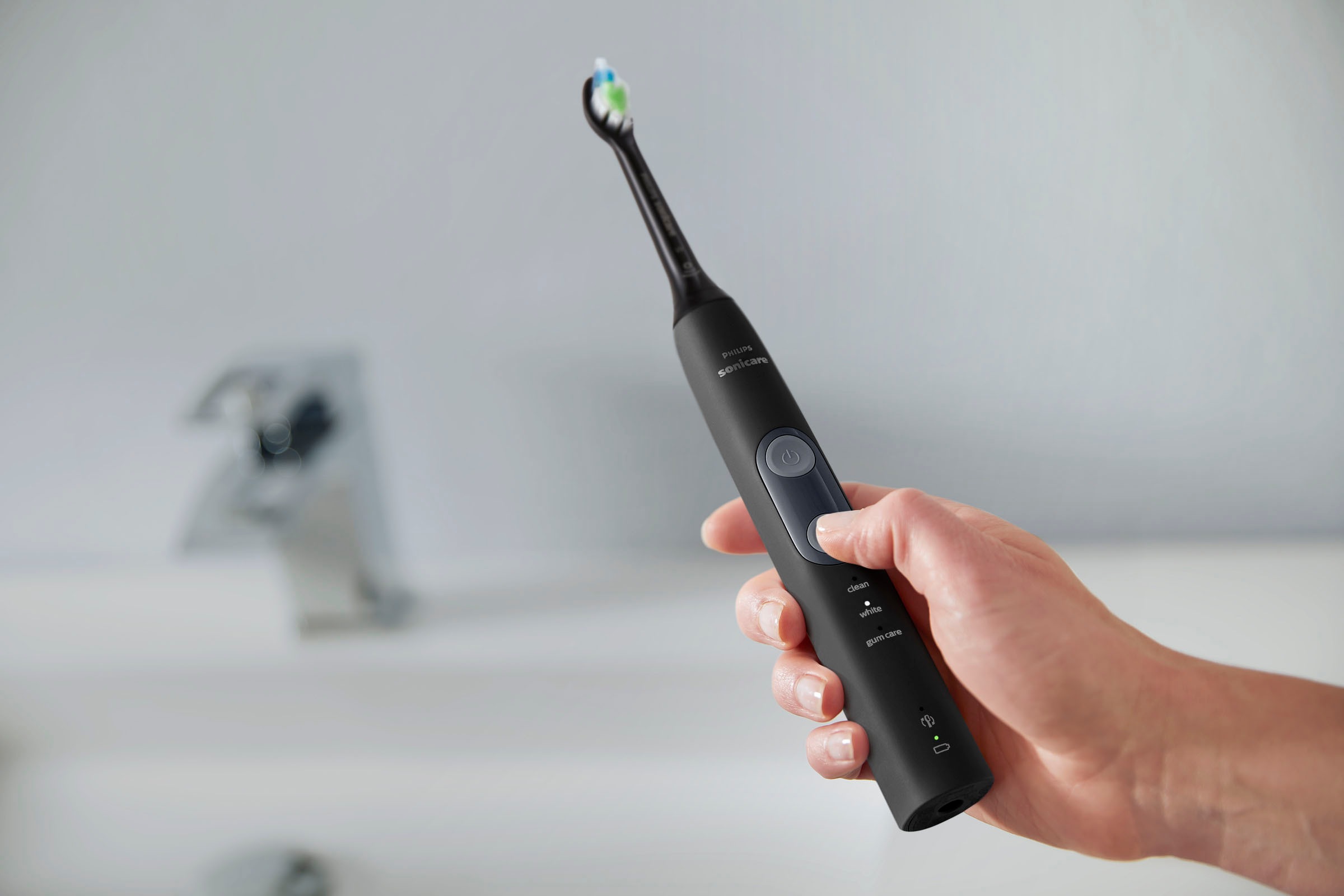 Philips Sonicare Elektrische Zahnbürste »ProtectiveClean 5100 HX6850/57«, 1 St. Aufsteckbürsten, Schallzahnbürste