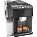 SIEMENS Kaffeevollautomat »EQ.5 500 integral TQ505D09«, einfache Bedienung, integrierter Milchbehälter, 2 Tassen gleichzeitig