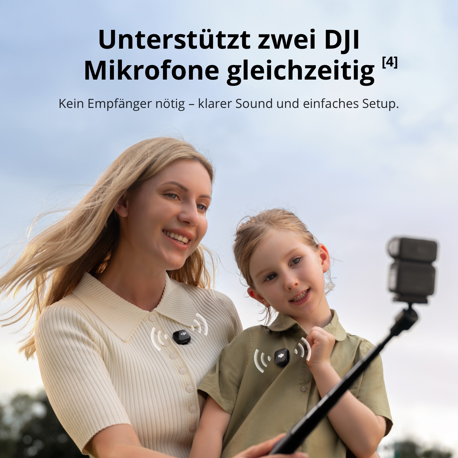 DJI Camcorder »DJI Osmo Nano Standard Combo (128GB)« 4K Ultra HD Bluetooth