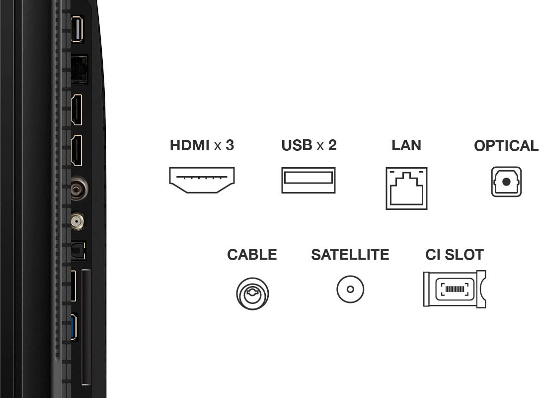 TCL QLED-Fernseher »43P71KX1«, 4K Ultra HD, Google TV-Smart-TV, Multi-HDR, Dolby Vision, Smart TV, Apple Airplay2, Dolby Atmos, Slim