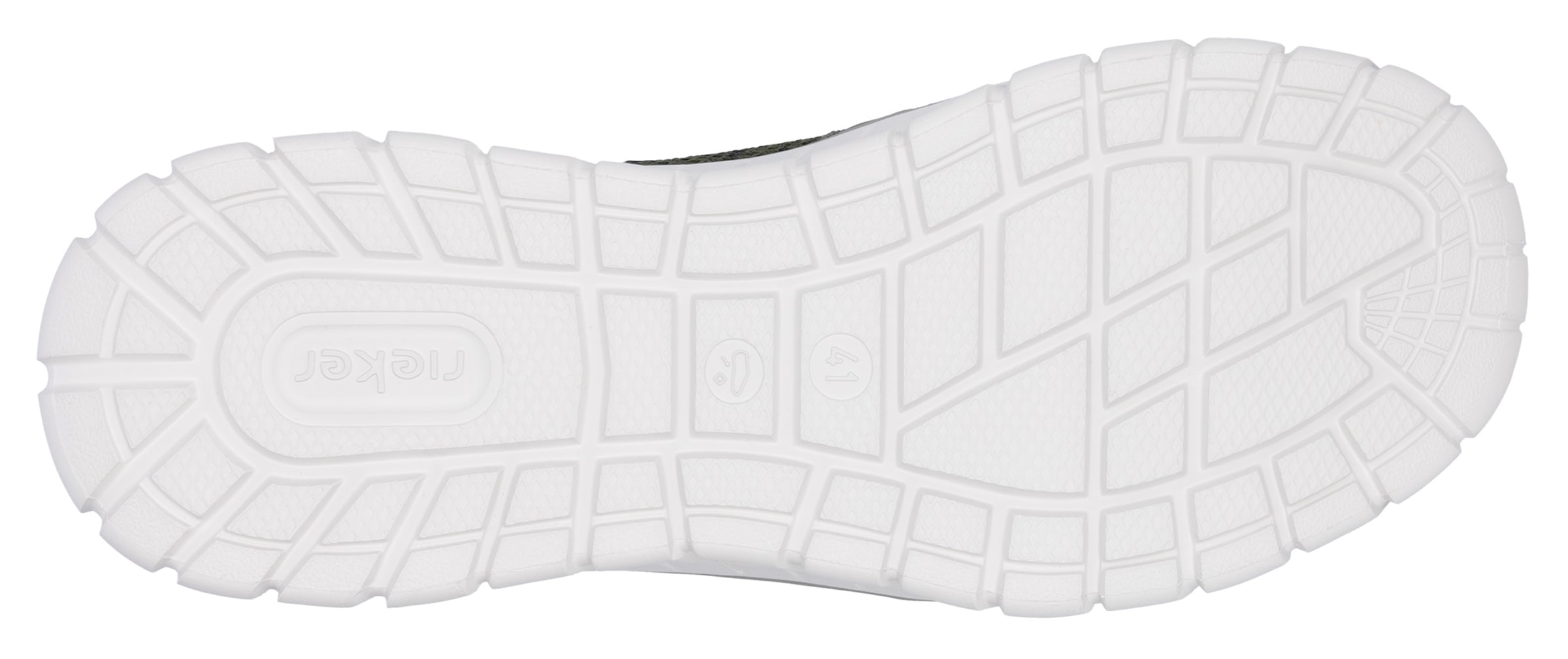 RIEKER Sport Slip-On Sneaker, Halbschuh, Freizeitschuh, Slipper mit modischer Laufsohle