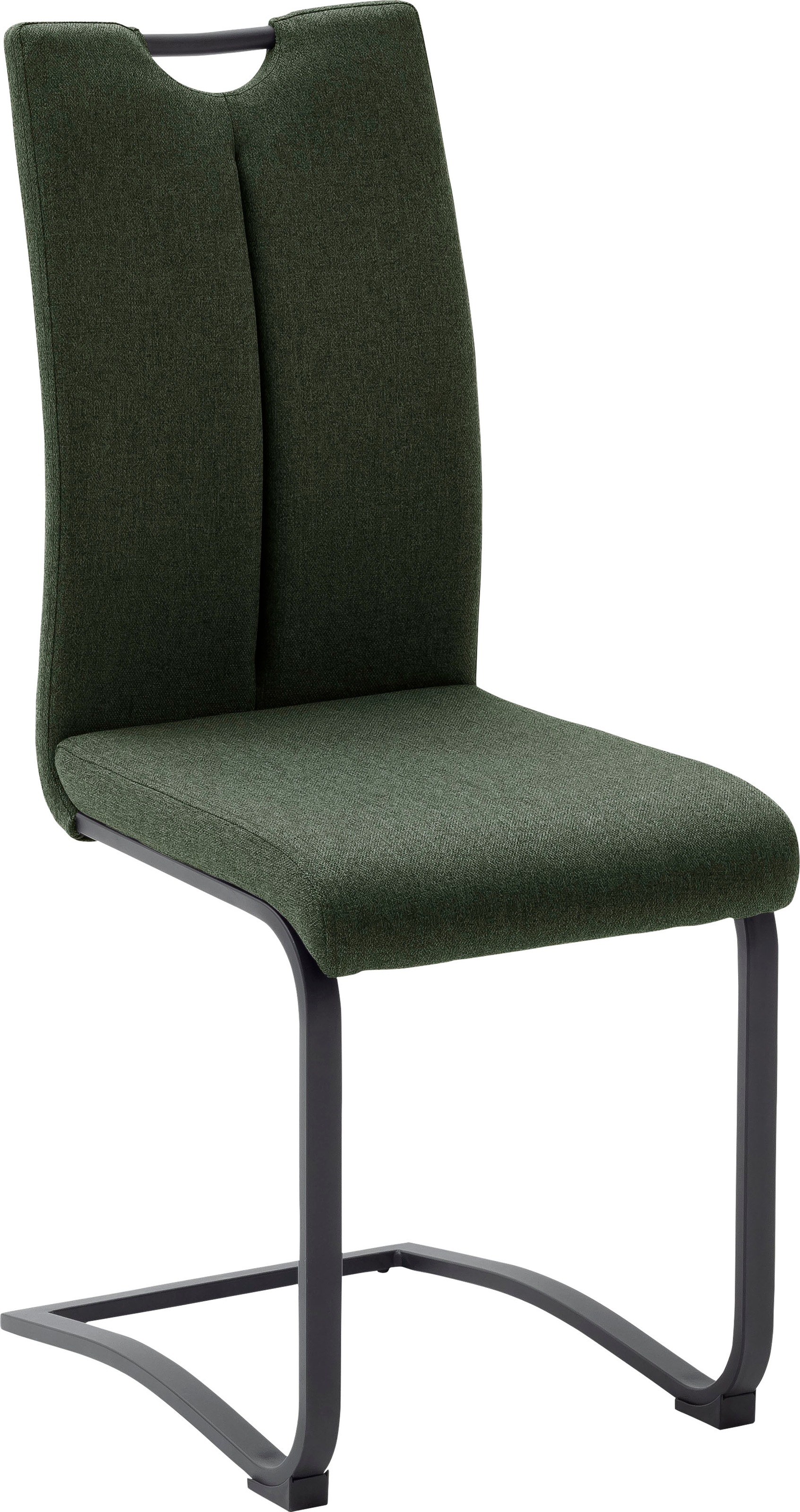 MCA furniture Freischwinger »Sambia«, (Set), 4 St., 4-er Set, Stuhl mit Stoffbezug und Griffloch, belastbar bis 120 kg