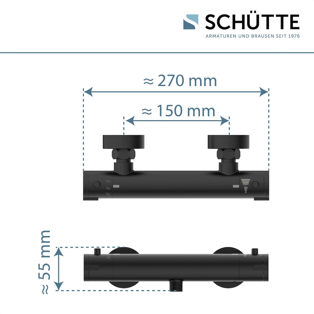 Schütte Duschsystem »BLACK«