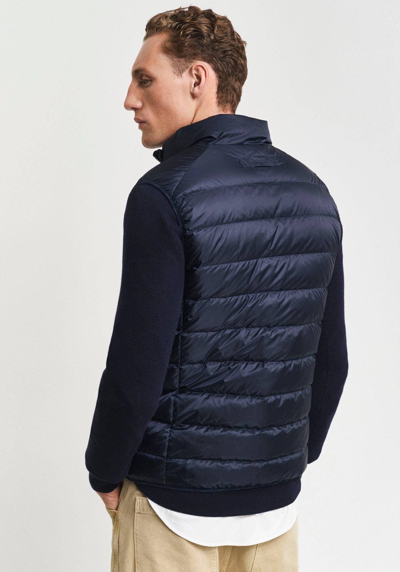 Gant Steppweste »LIGHT GILET«, im Streifen-Stepp-Look