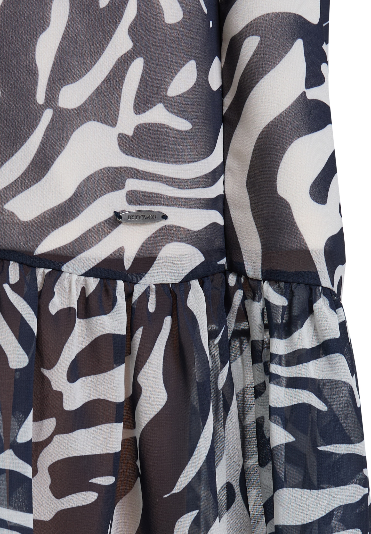 Betty&Co Volantkleid »Volantkleid mit V-Ausschnitt«