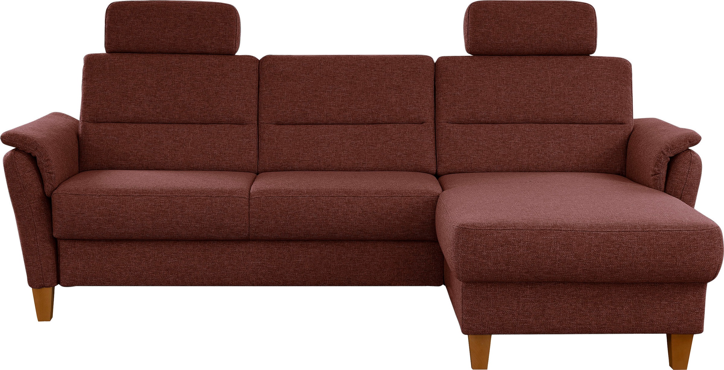 Home affaire Ecksofa »Palmera L-Form, B: 244 cm«, optional Bettfunktion & Bettkasten, Federkern
