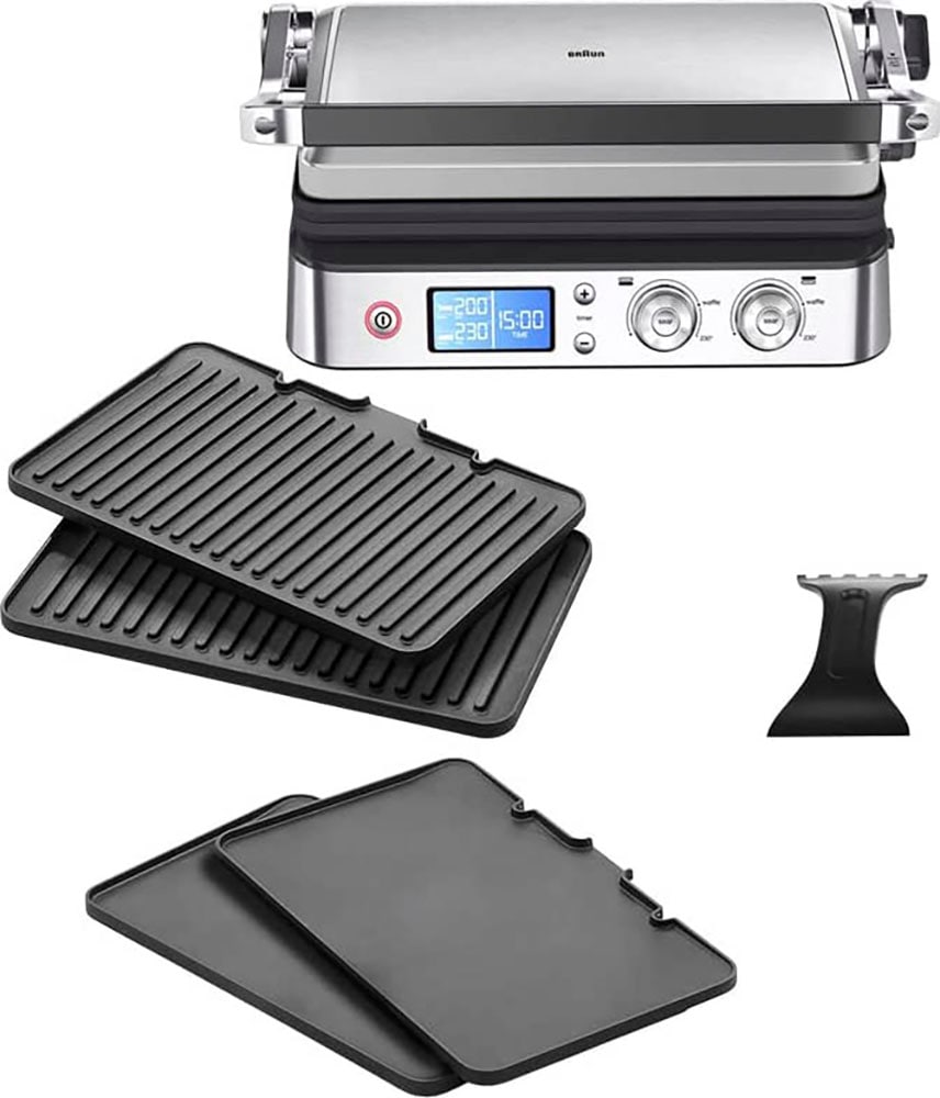 Kontaktgrill »Multigrill 9 CG 9043 silber«, 2000 W