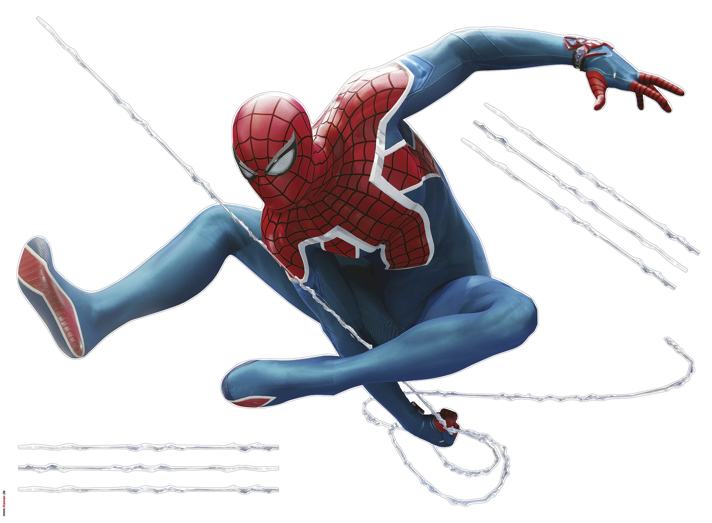 Komar Wandtattoo »Marvel Spider-Man Epic Swinging«, (1 St.), 70 x 100 cm (Breite x Höhe) - Kinderzimmer, Wandsticker