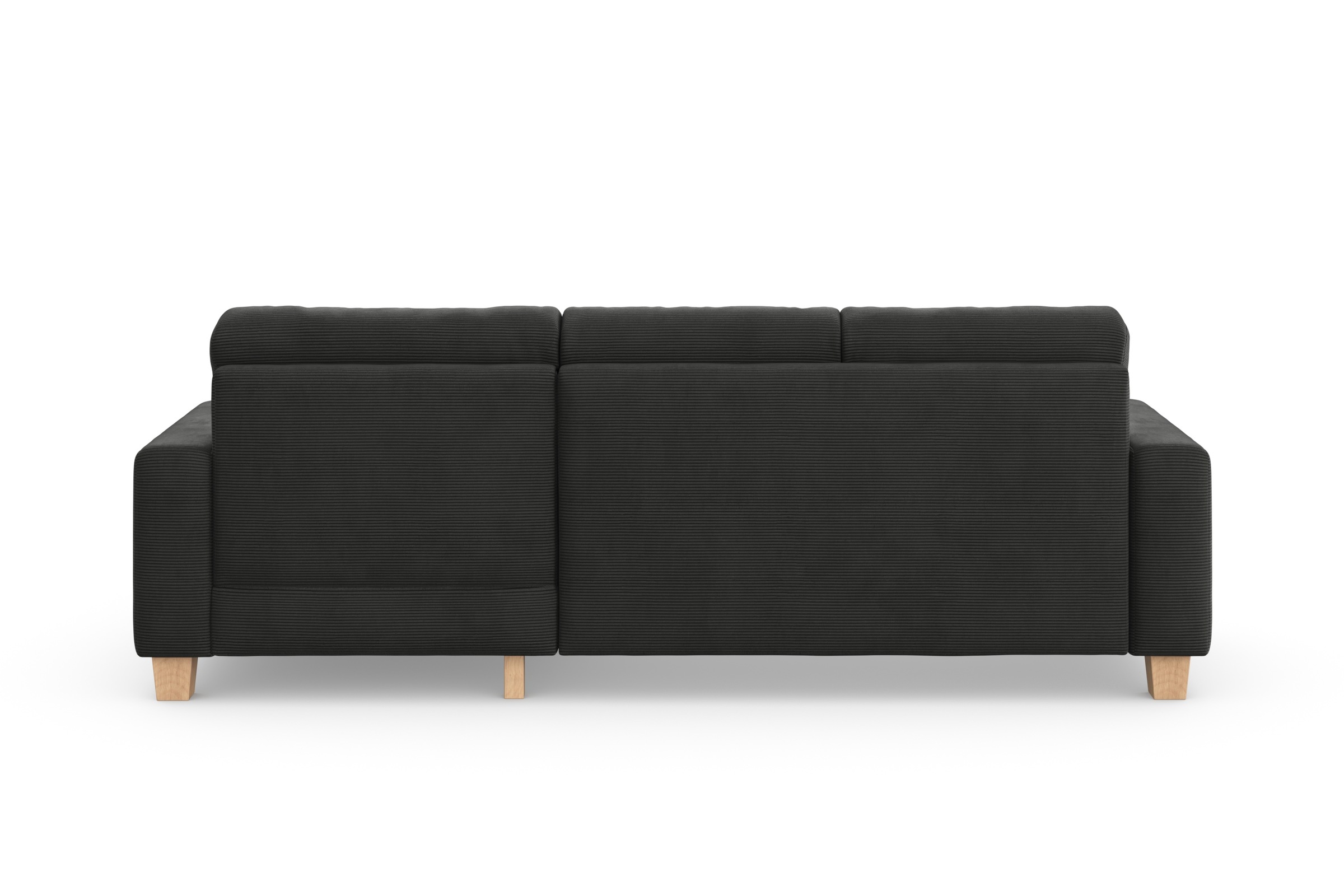 Home affaire Ecksofa »Summer L-Form« mit Recamiere, mit oder ohne Bettfunktion und Bettkasten, Cord-Bezug
