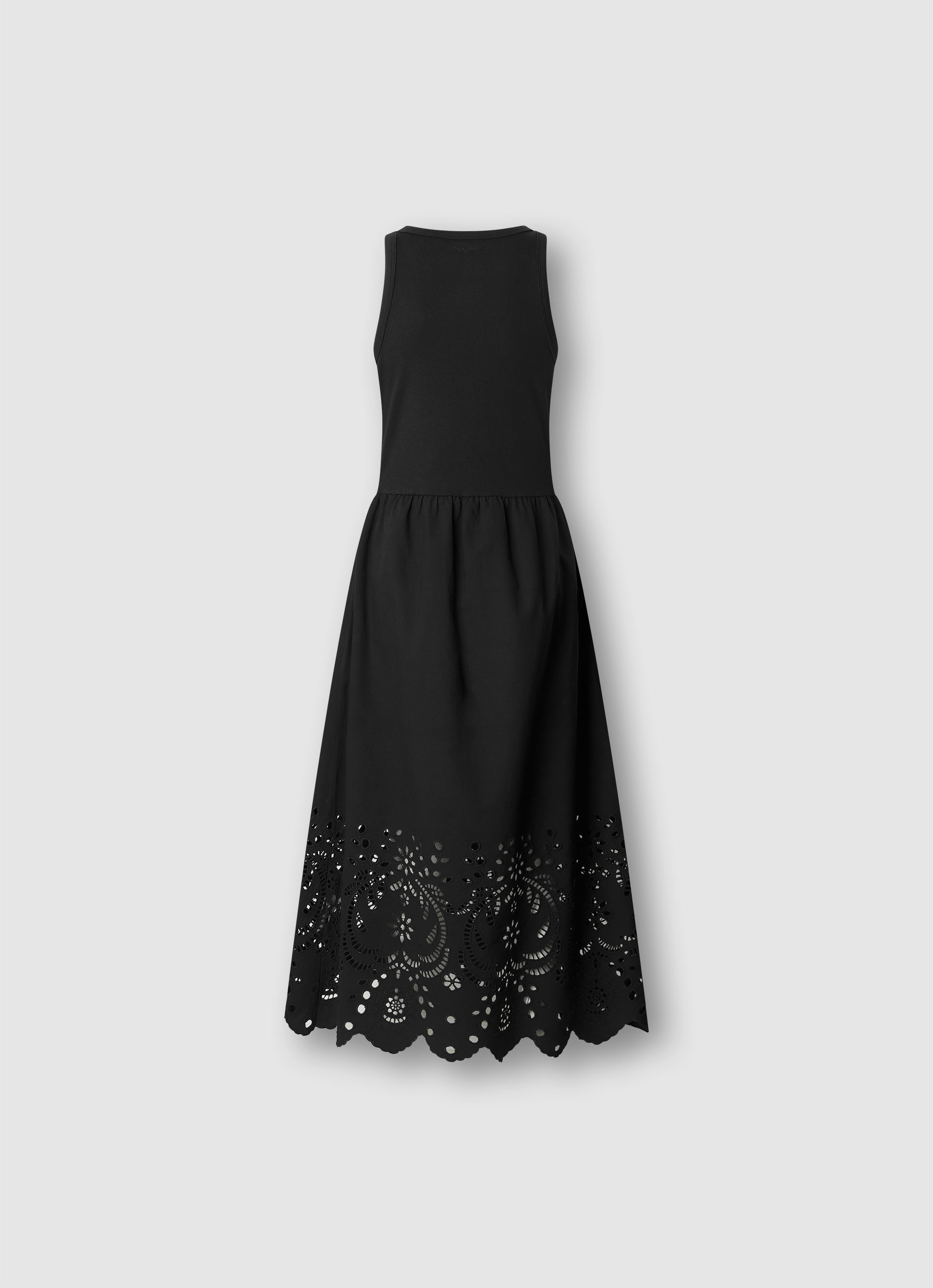 Pepe Jeans A-Linien-Kleid »NAOMI« mit Lochstickerei, ärmellos