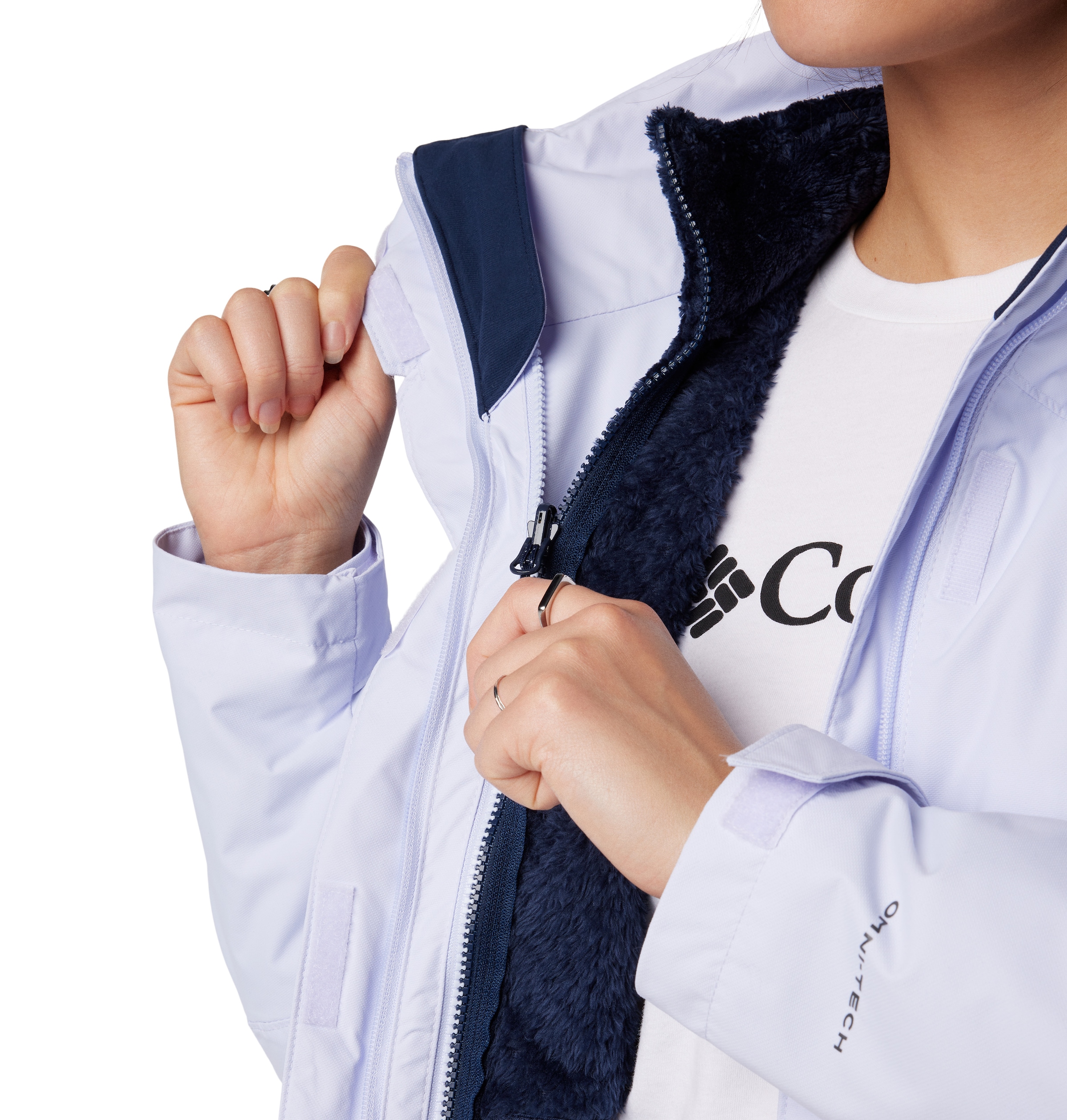 Columbia Skijacke »Bugaboo™ III Fleece Interchange Jacket«, mit Kapuze