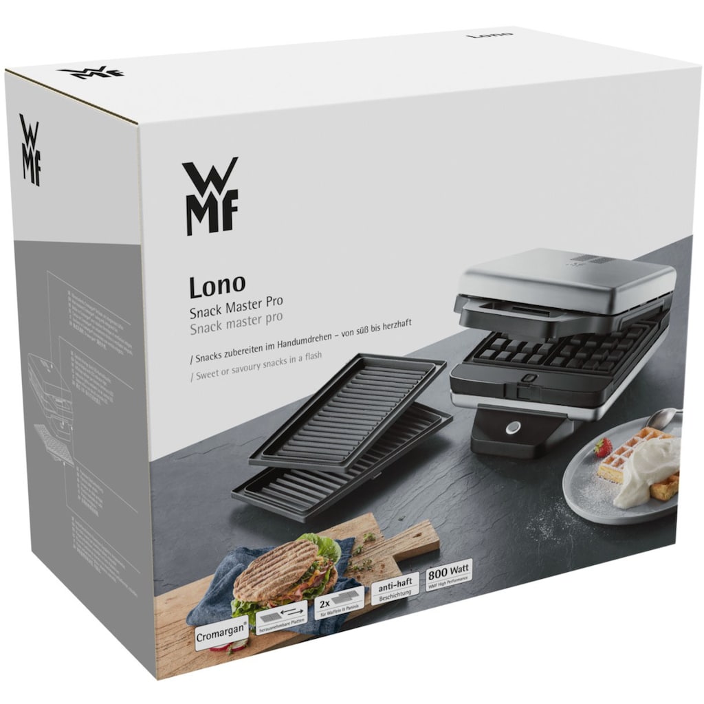 WMF Waffeleisen »LONO Snack Master Pro«, 870 W