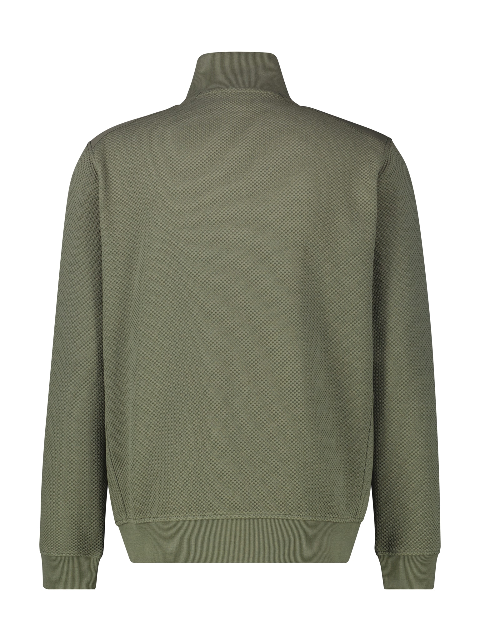 LERROS Sweatjacke mit Stehkragen und Reißverschluss