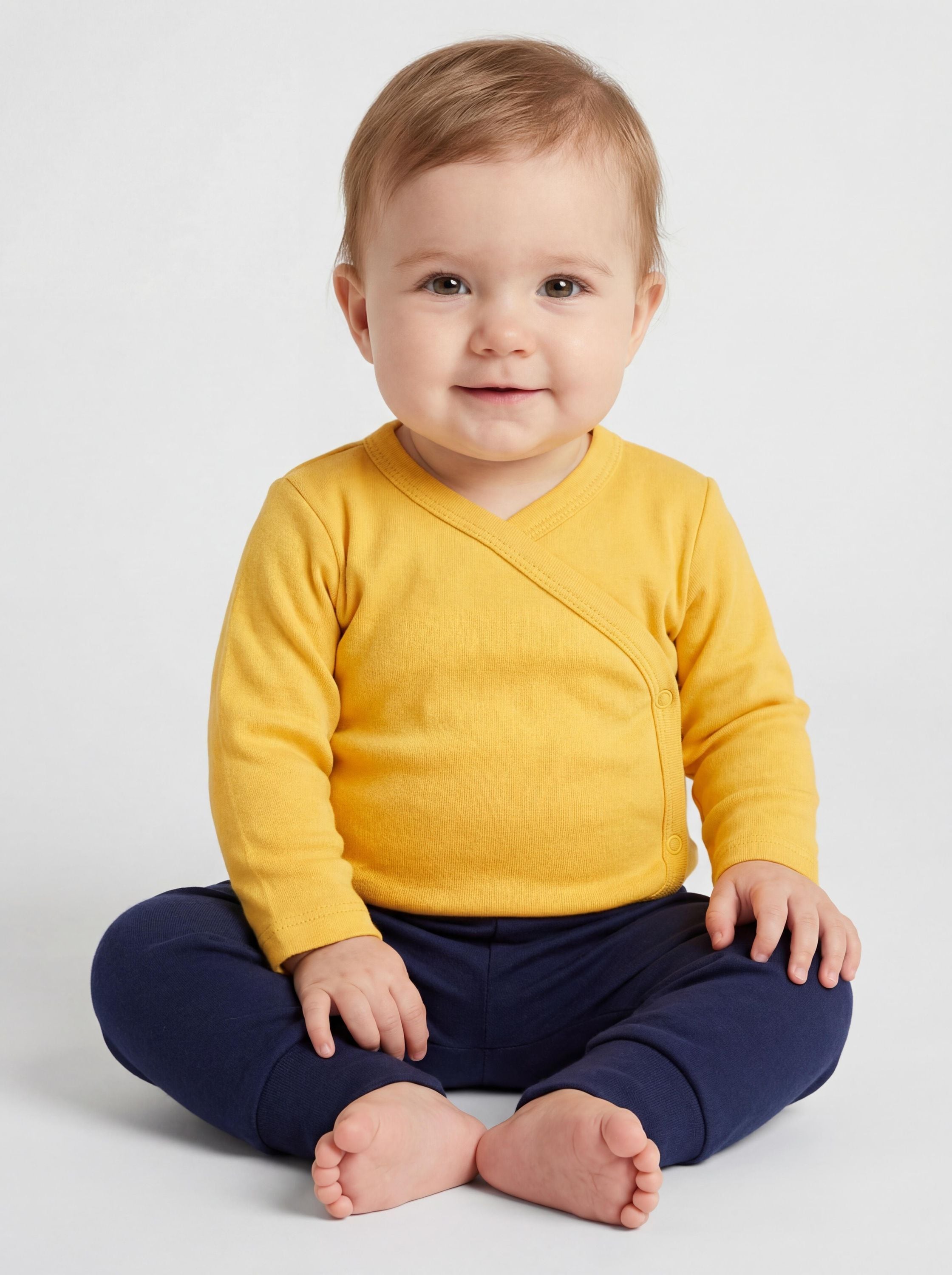 TupTam Wickelshirt »Wickelshirt Baby Mädchen Langarm Wickelshirt 5er Set«