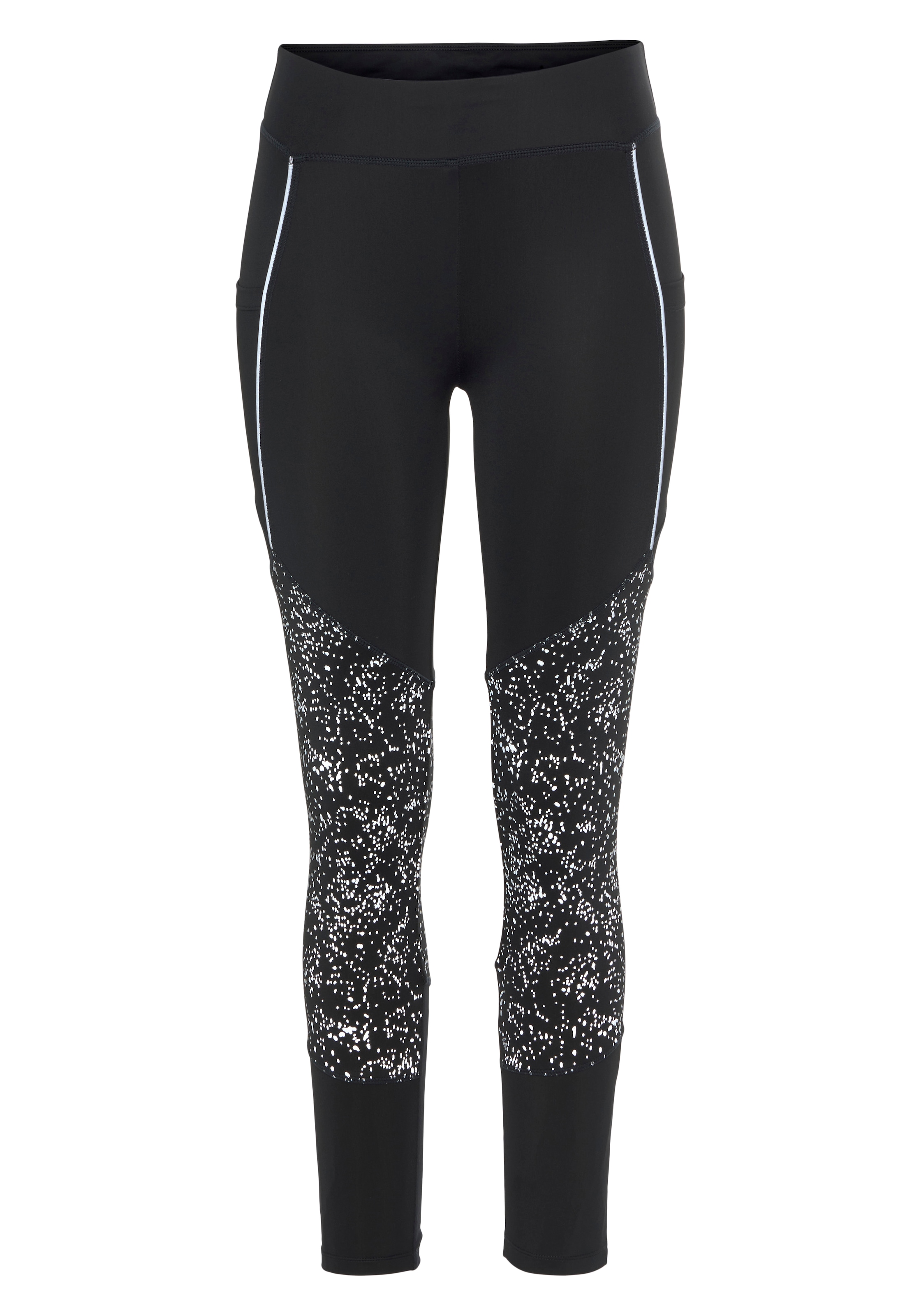 LASCANA ACTIVE Funktionsleggings, mit reflektierenden Print