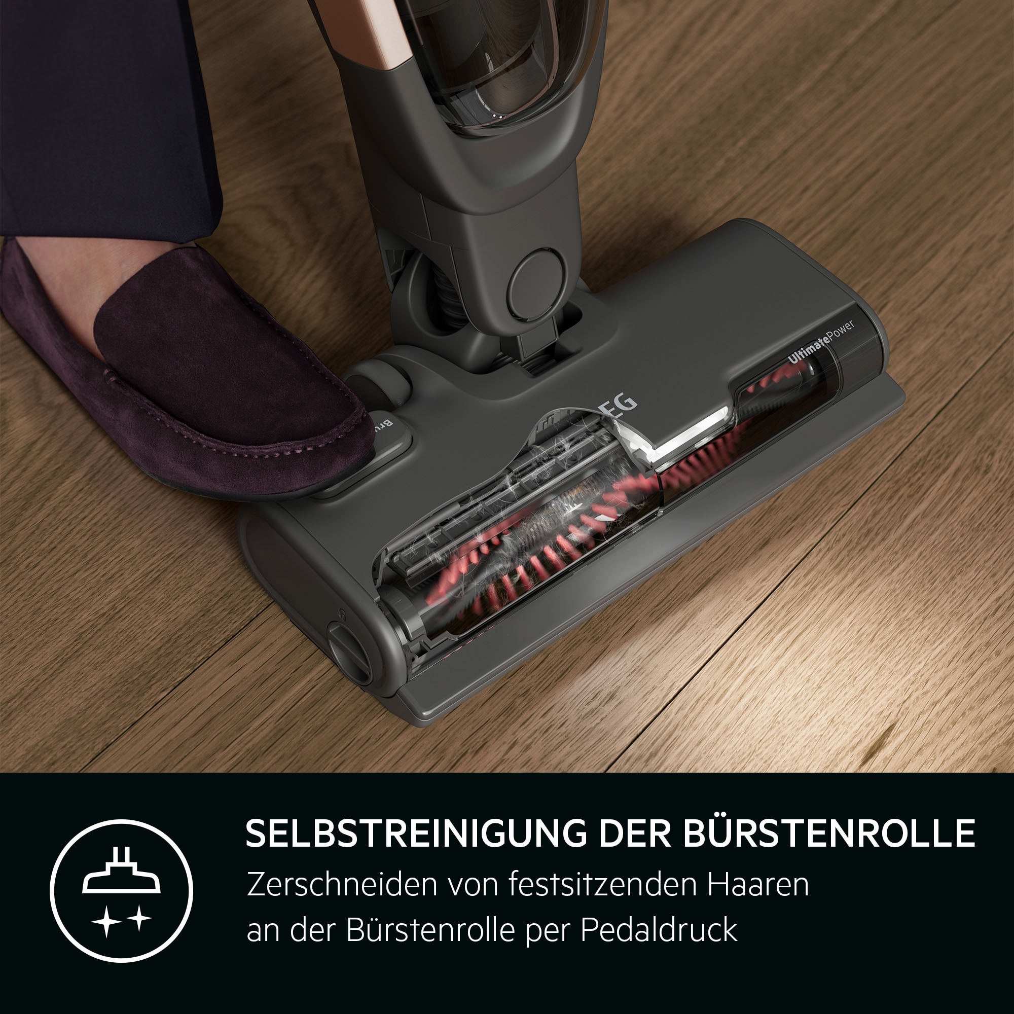 AEG Akku-Hand-und Stielstaubsauger »CLEAN 5000 ÖKO (AS52B21OKO)« 2in1, leise 79 dB(A), 74 % Recyclingmaterial, bis zu 50 Min. Laufzeit