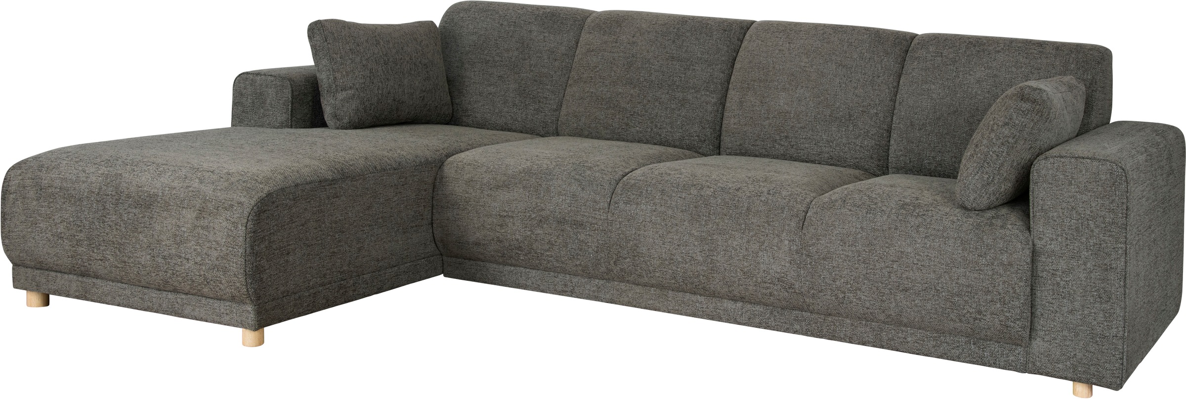 Home affaire Ecksofa »LEMPS wahlweise Recamiere links oder rechts L-Form«, incl. Zierkissen, Stellmaße 297x162 cm