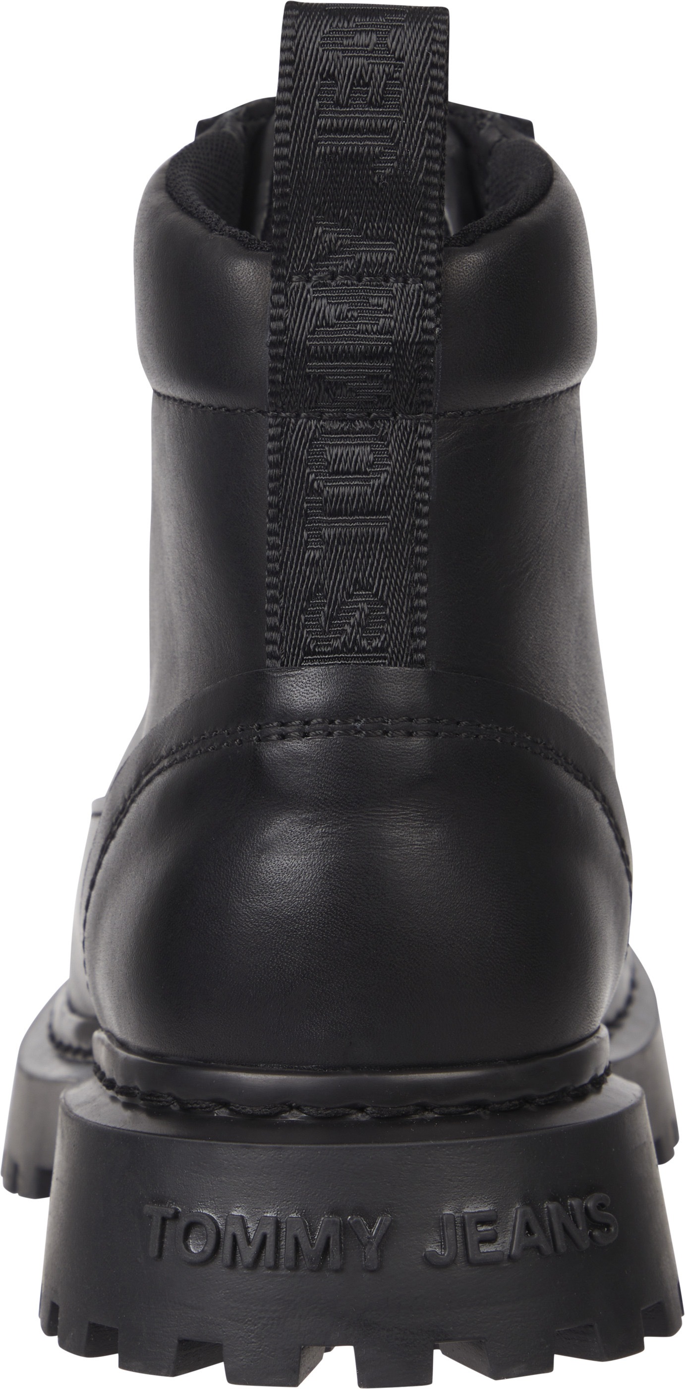 Tommy Jeans Schnürstiefelette »TJM LACE UP BOOT«, Blockabsatz, Schnürboots in derber Optik