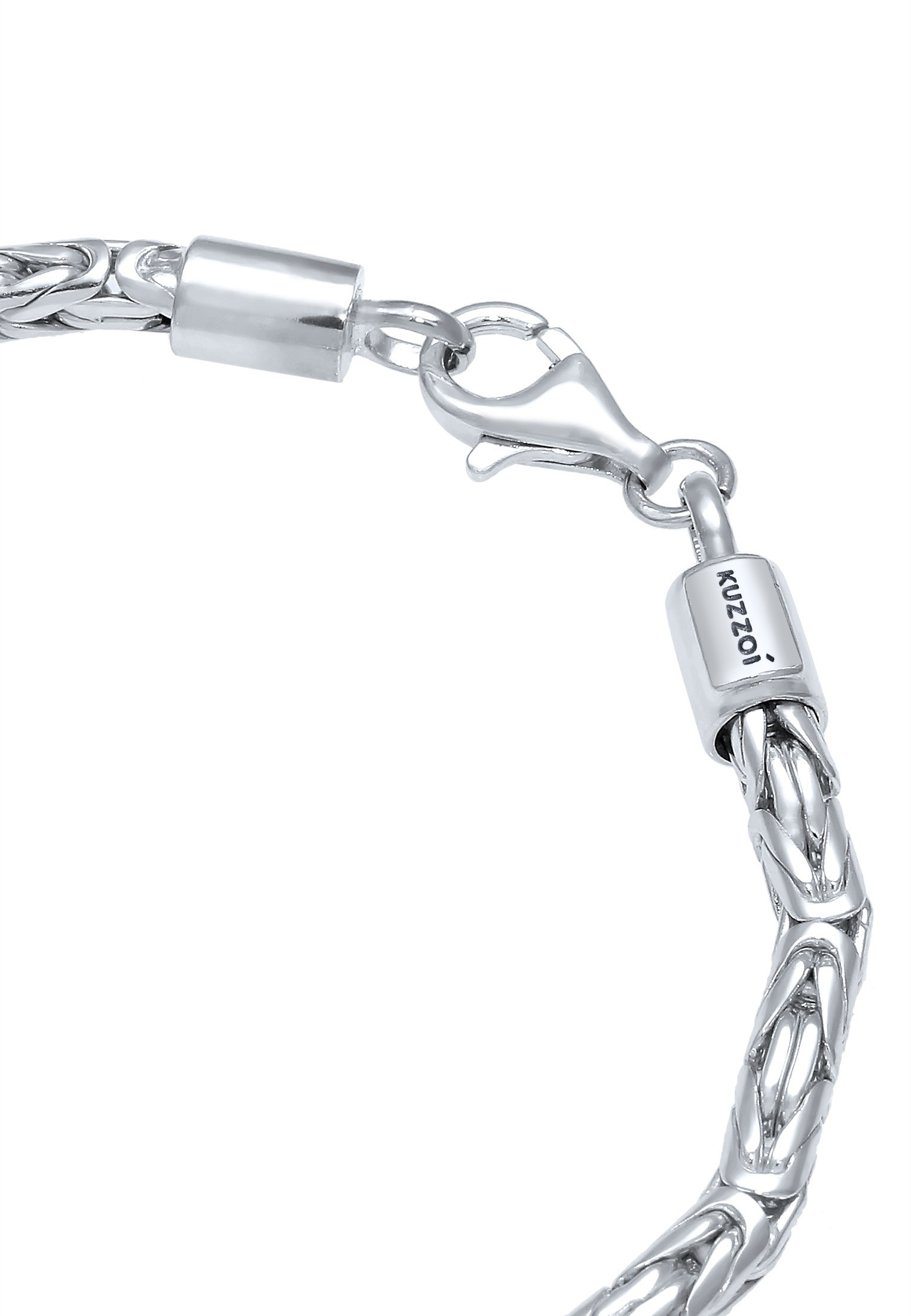 Kuzzoi Armkette »Armband Herren Königskette Robust 925 Silber«