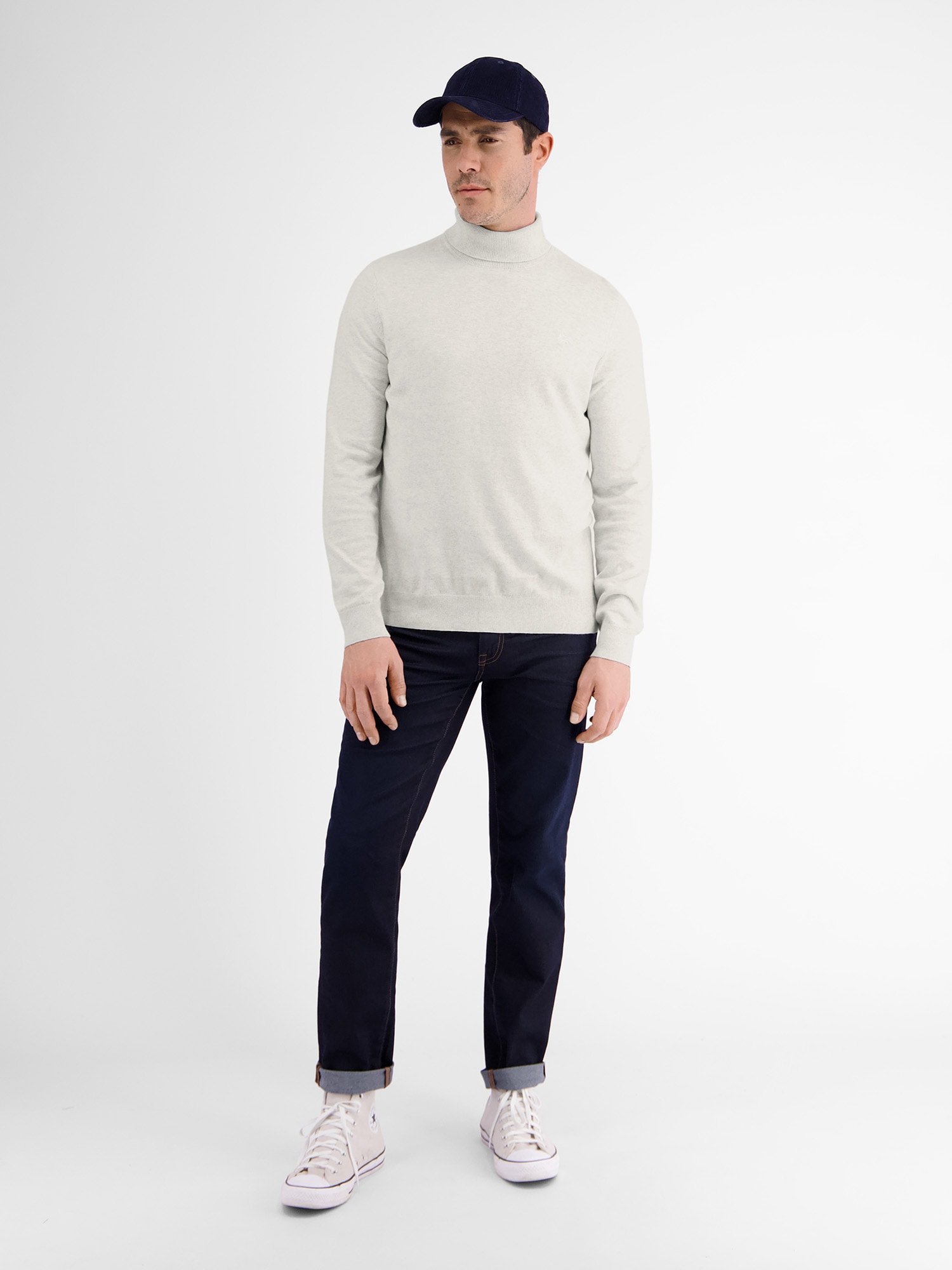 LERROS Rollkragenpullover »LERROS Rollkragenpullover, Flachstrick«