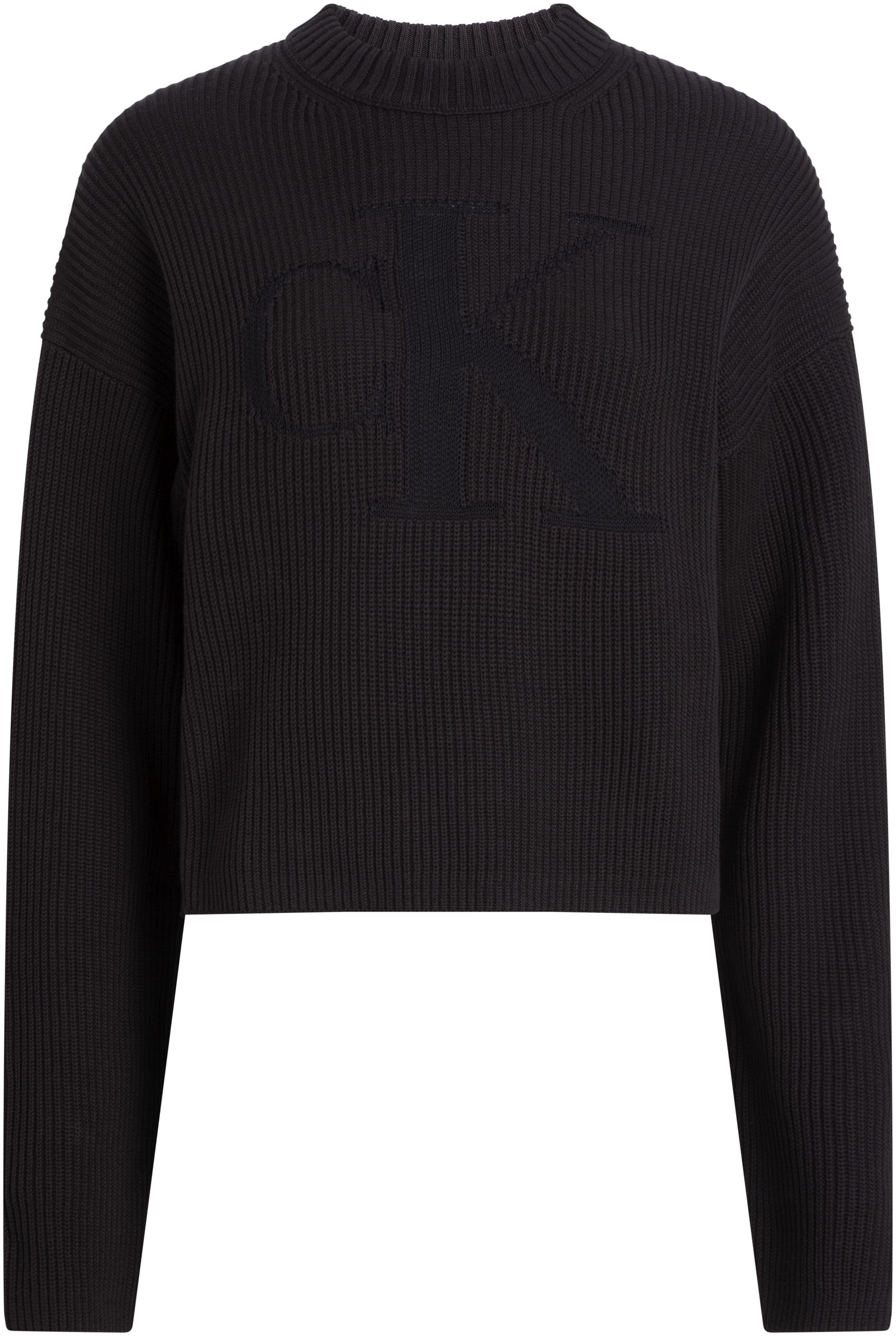 Calvin Klein Jeans Stehkragenpullover »LOGO INTARSIA REGULAR SWEATER«, mit Logostickerei