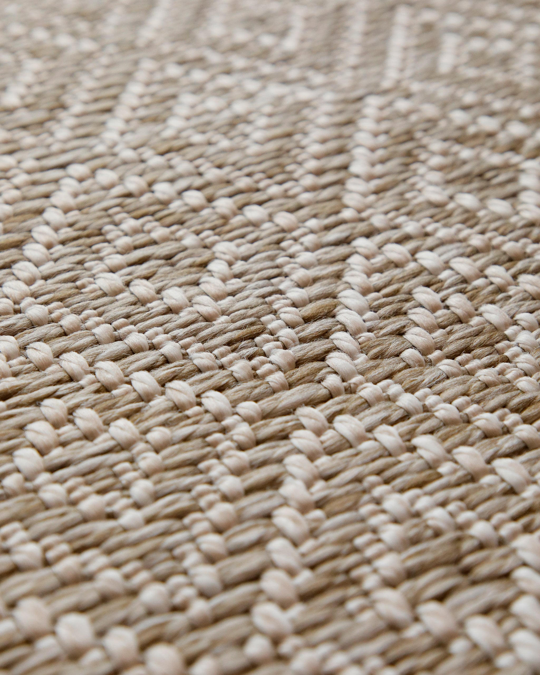 Wecon home Teppich »Miami Beach« rechteckig 5 mm Höhe In- & Outdoor Teppich, wetterfest, modernes Rauten Muster, Balkon