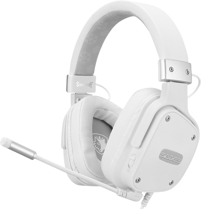 Sades Gaming-Headset »Snowwolf SA-722S«, Mikrofon Garantie ➥ UNIVERSAL Jahre abnehmbar 3 | XXL