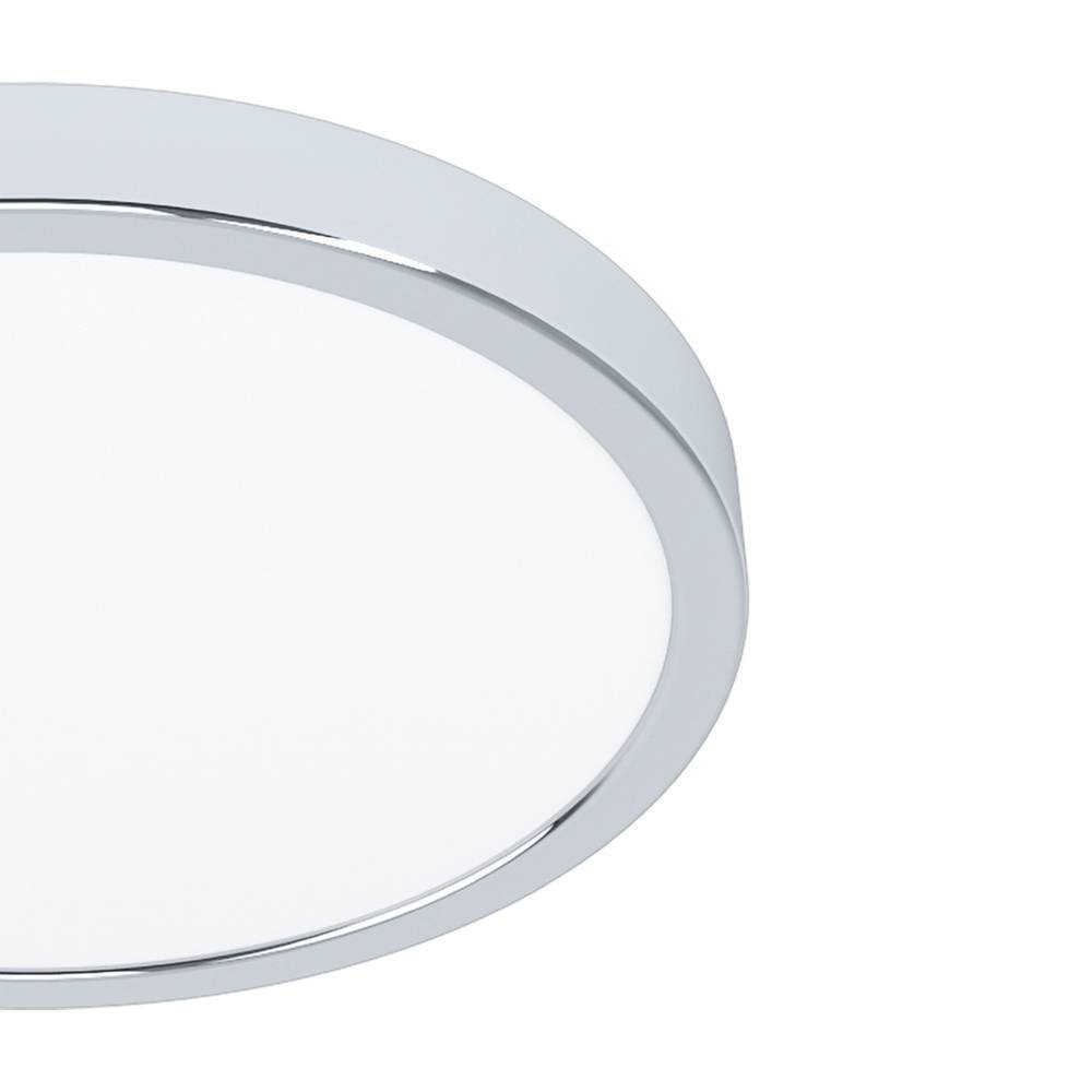 EGLO Deckenleuchte »FUEVA 5 Deckenlampe, IP44, geringe Aufbauhöhe, 20 Watt, Rund«, Leuchtmittel LED-Modul | LED fest integriert, Aufbauleuchte, Badezimmer, Bad-Deckenlampe, modern, 28,5x2,8cm