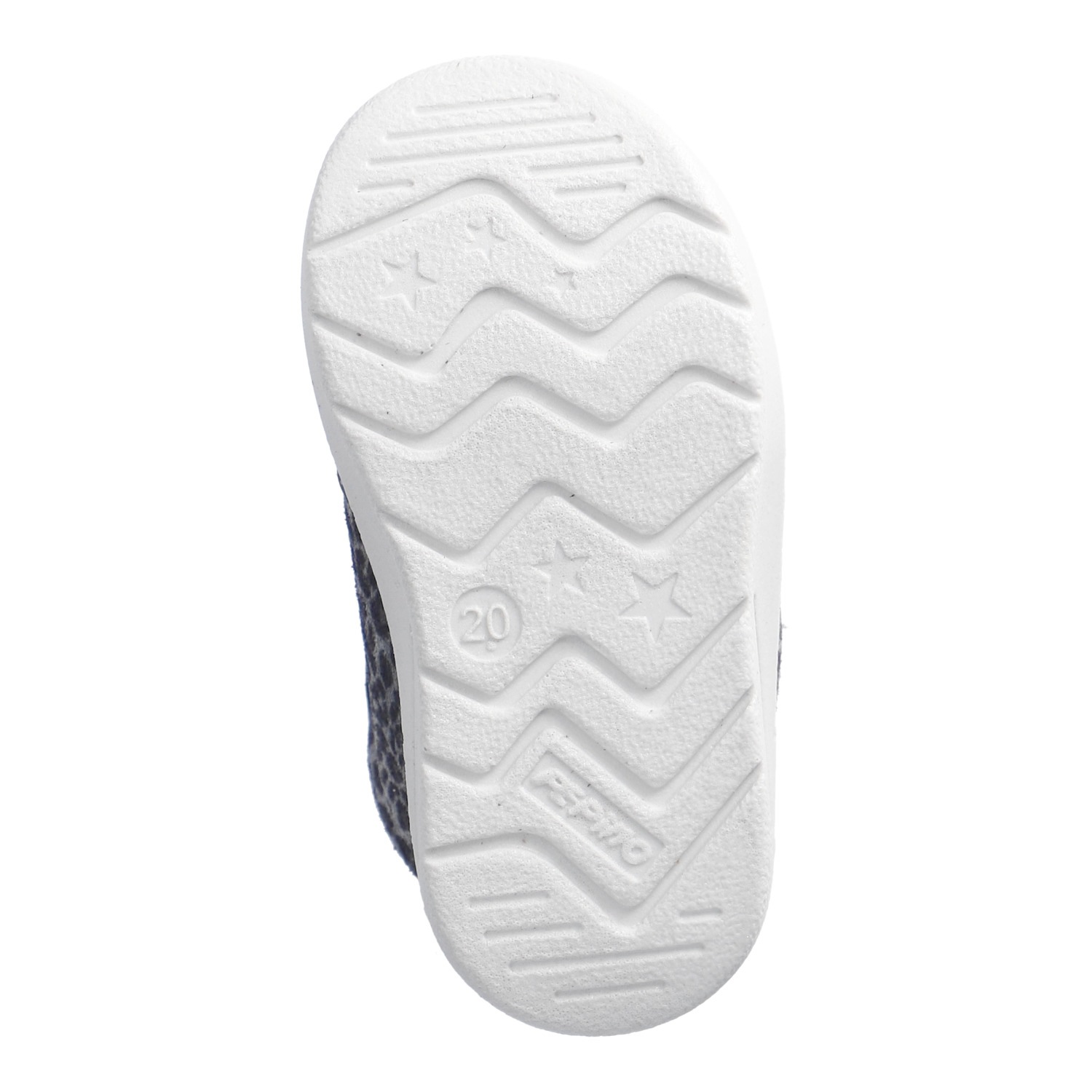 PEPINO by RICOSTA Sneaker »LIA, WMS: mittel«  Klettschuh, Babyschuh mit Kontrastbesatz, Größenschablone zum Download
