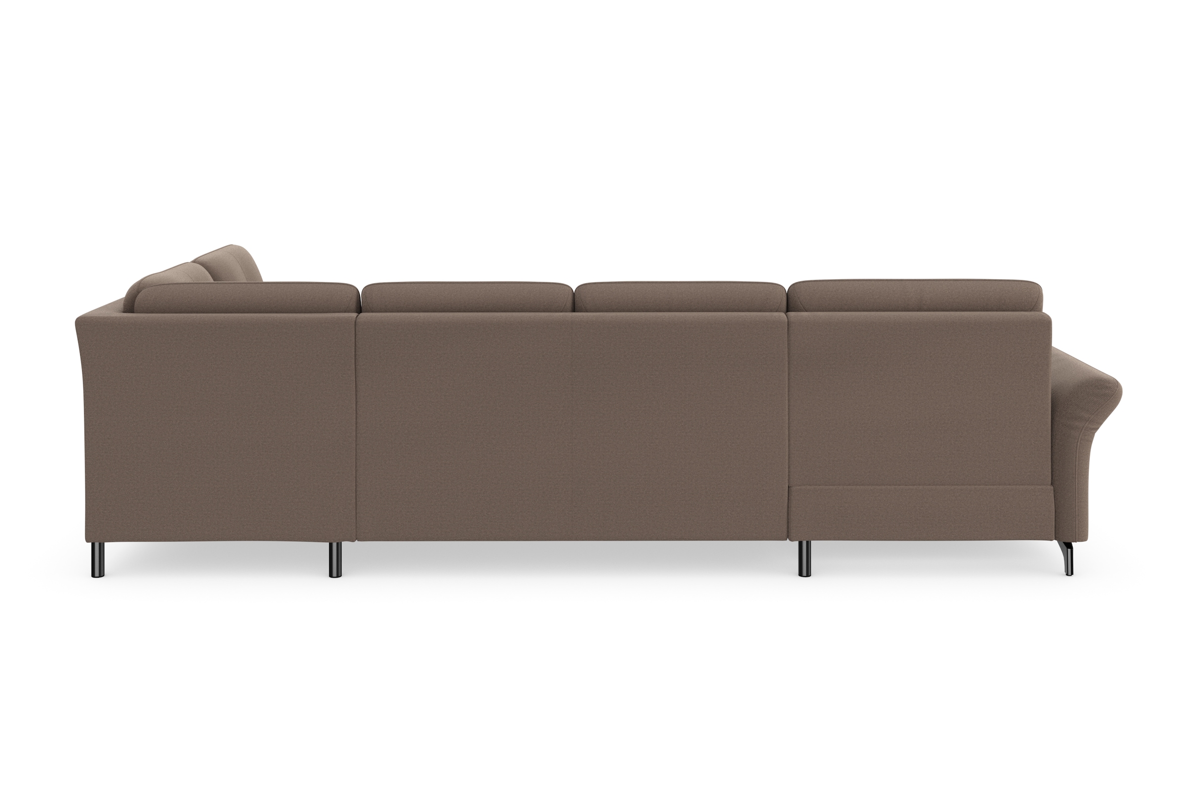 Places of Style Wohnlandschaft »Calando U-Form«, wahlweise mit Bettfunktion, Bettkasten und Armteilfunktion
