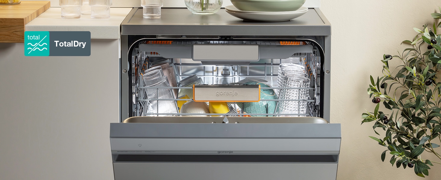 GORENJE teilintegrierbarer Geschirrspüler »GI673C90X« 9,4 l 16 Maßgedecke TotalDry - auto. Türöffnung