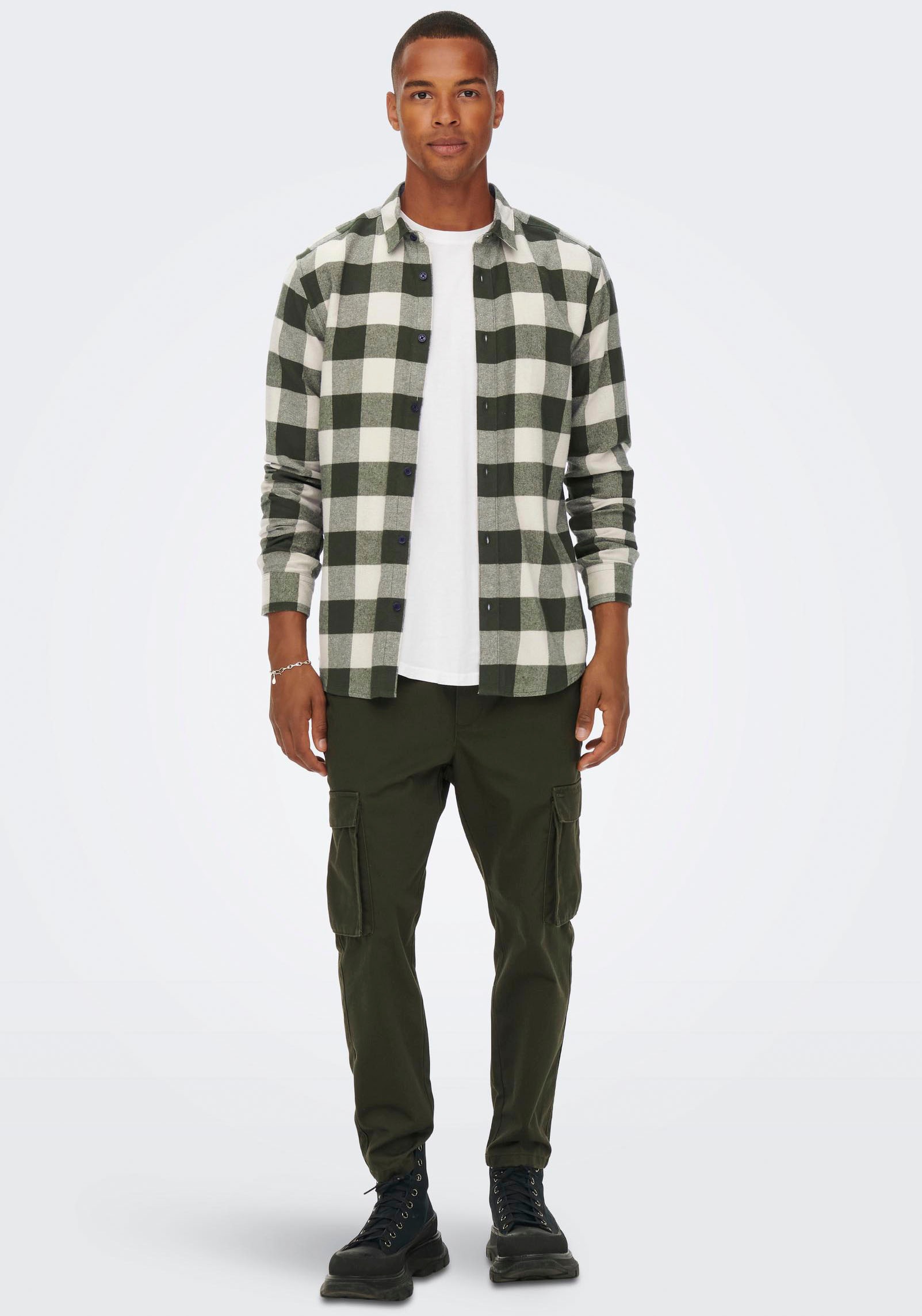 ONLY & SONS Karohemd »GUDMUND LS CHECKED SHIRT«