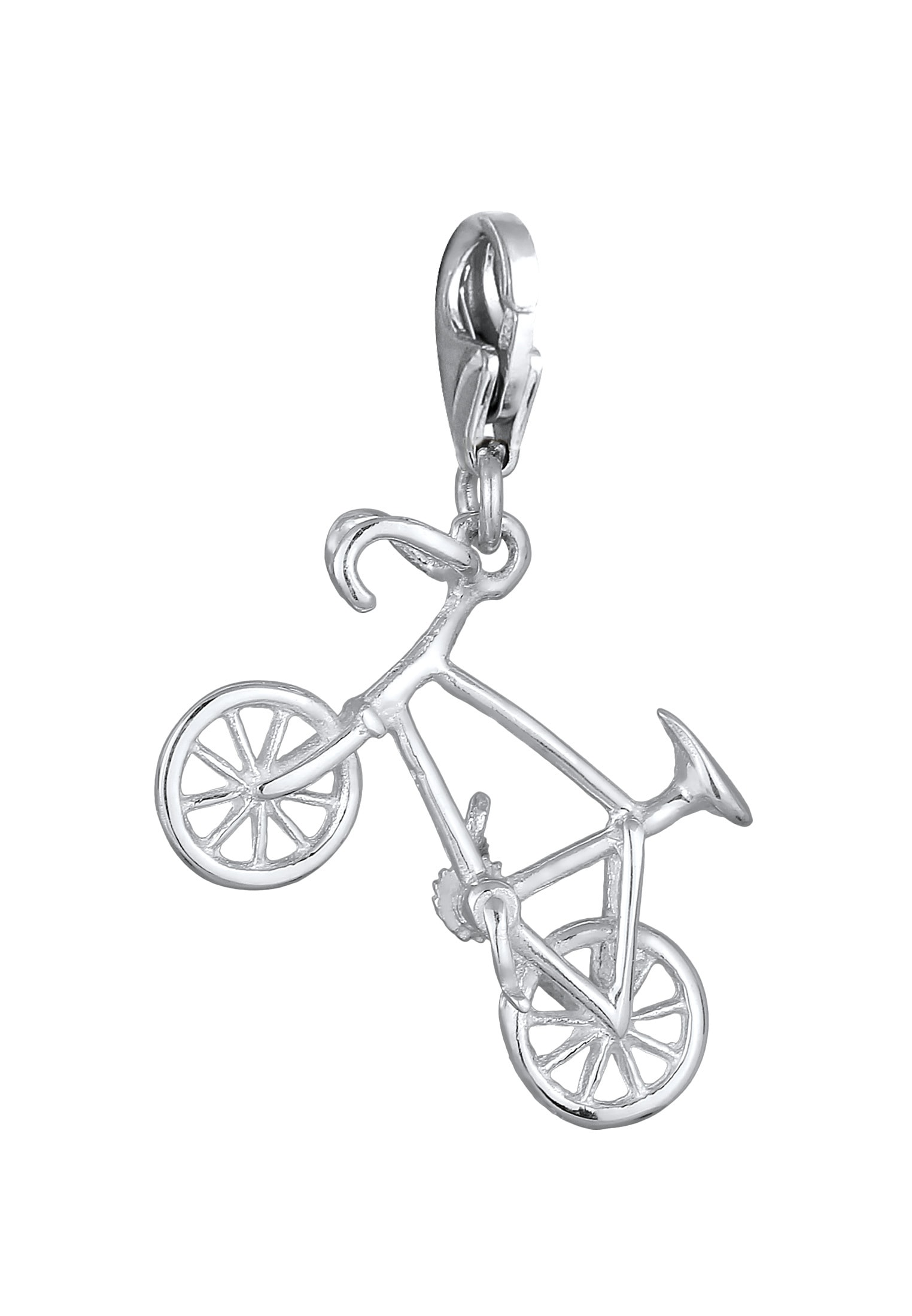 Nenalina Charm-Einhänger »Charm Fahrrad Bike Anhänger Kettenanhänger 925 Silber«