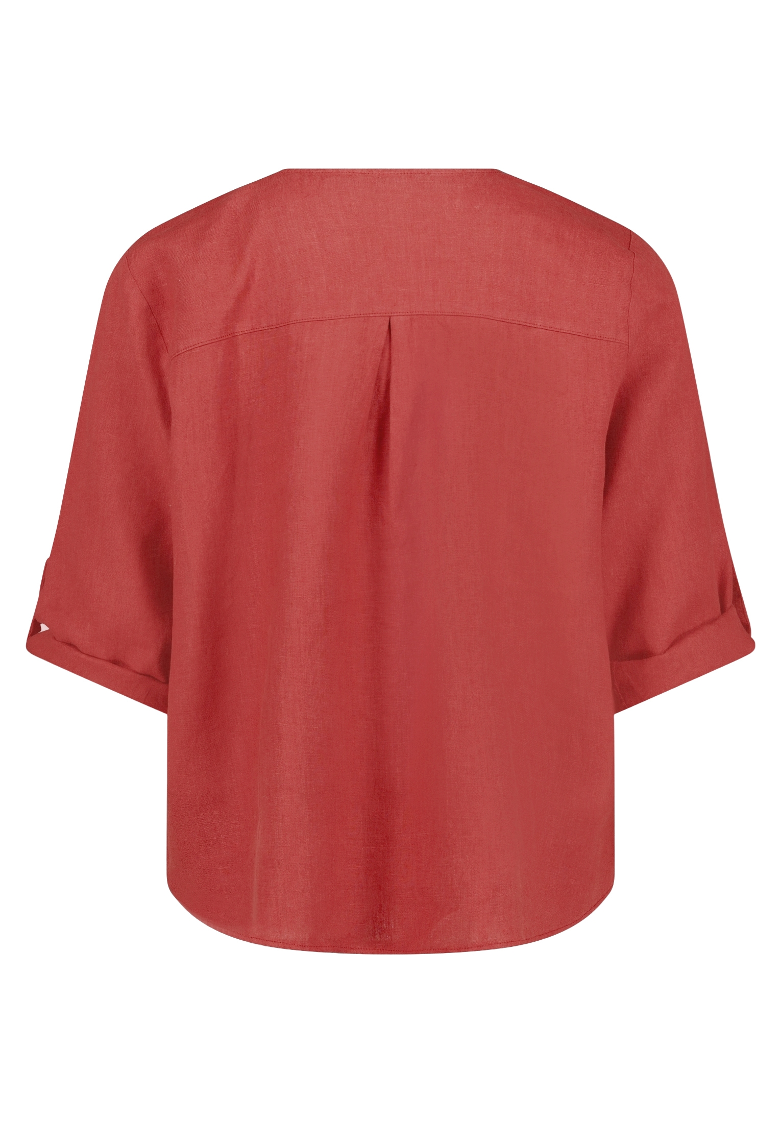 Cartoon Klassische Bluse »Leinenbluse mit V-Ausschnitt«
