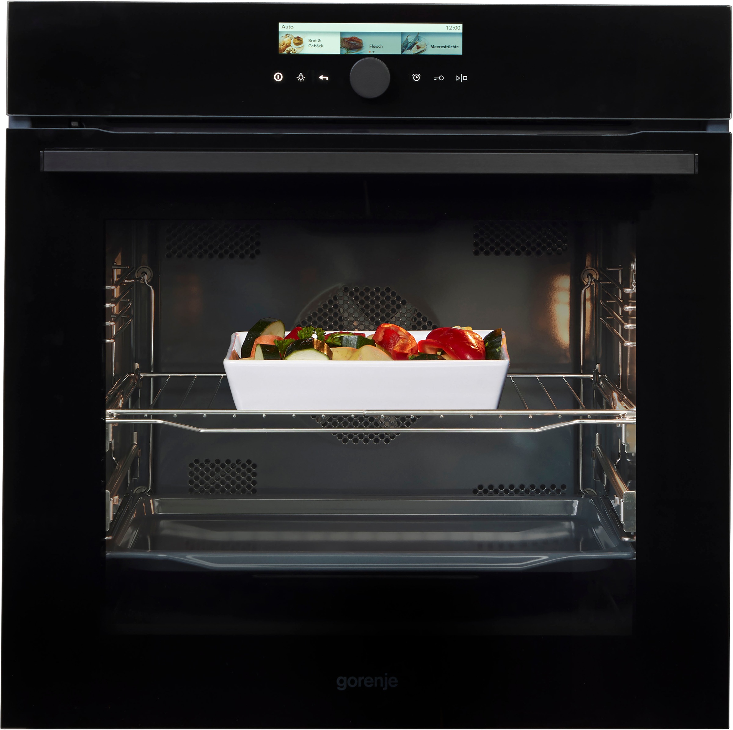 GORENJE Pyrolyse Backofen  »BOP798 S37BG«, mit 2-fach-Teleskopauszug, Pyrolyse-Selbstreinigung