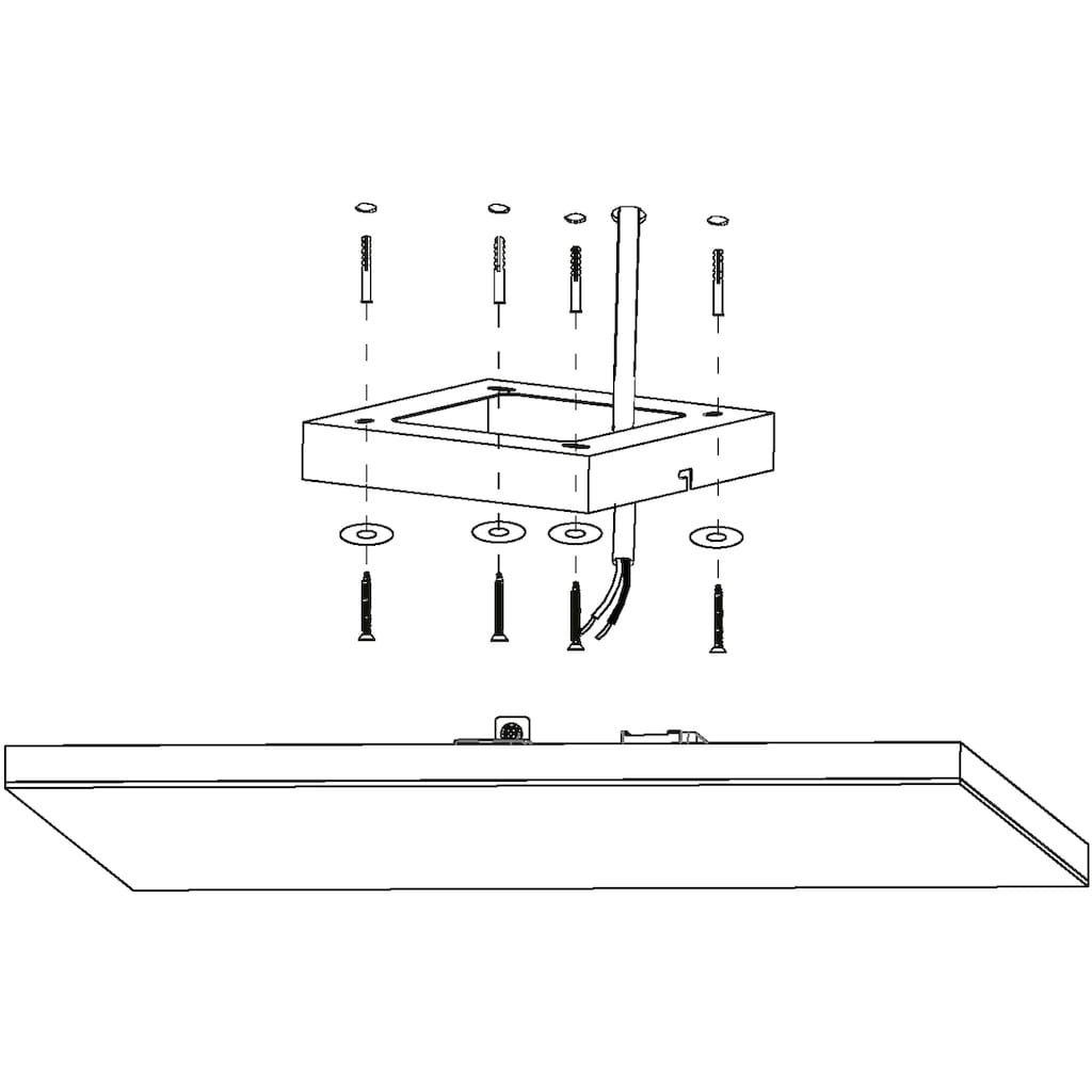 EGLO LED Panel »TURCONA«, 1 flammig-flammig