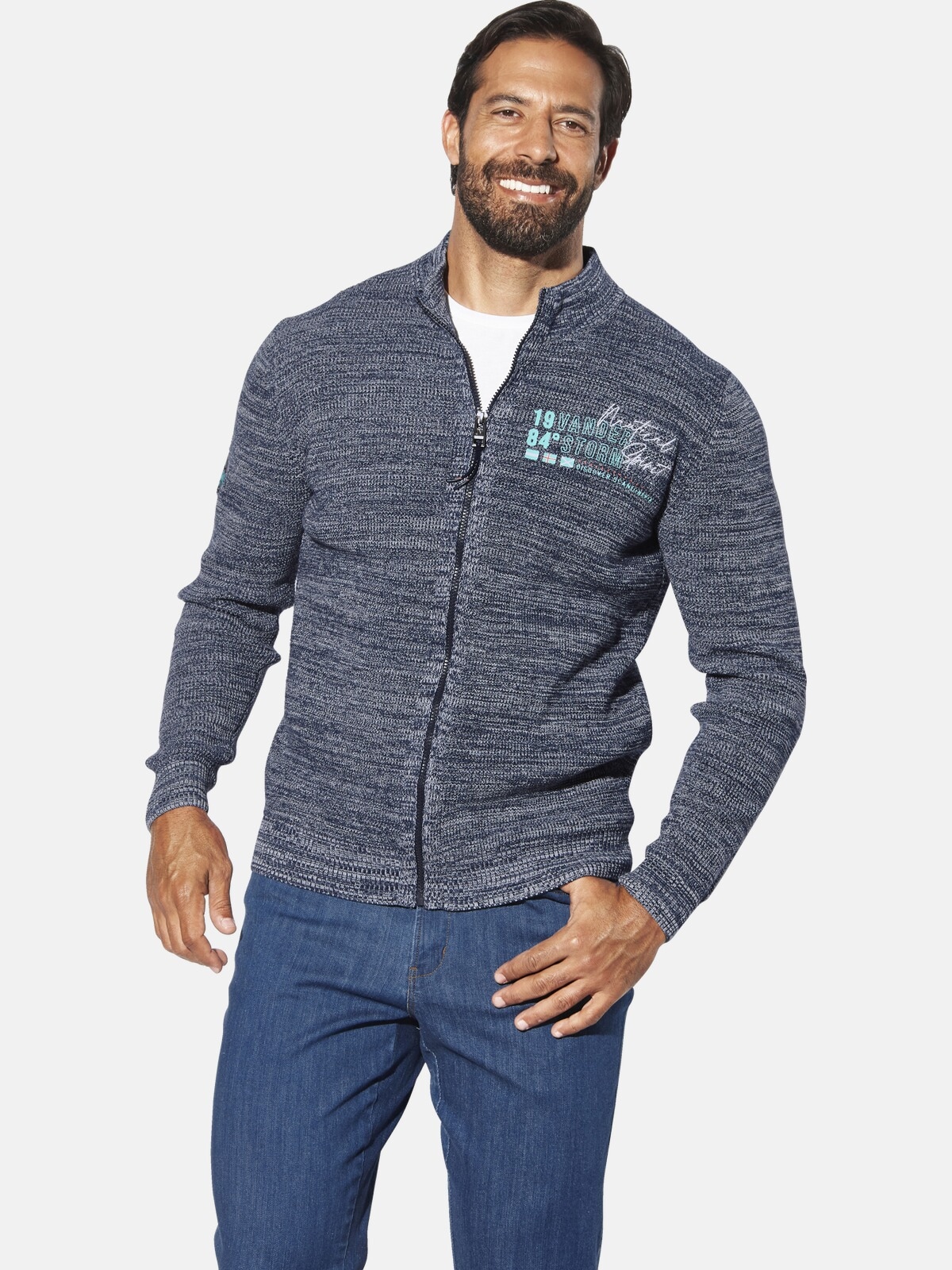 Jan Vanderstorm Strickjacke »Strickjacke AKSELLUND«