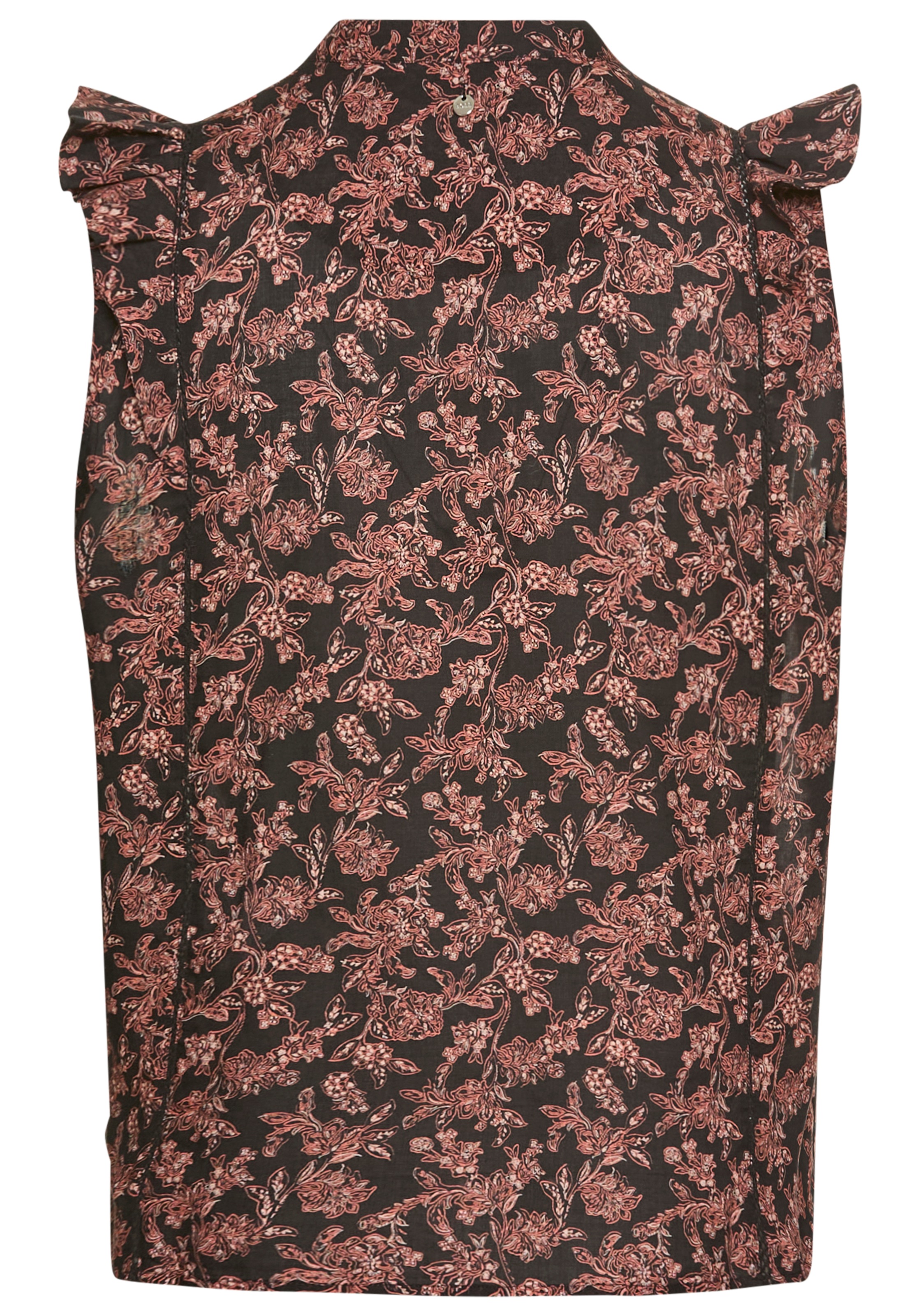 BOSS ORANGE Klassische Bluse »Bantiana Premium Damenmode«, mit Ajour Details, Stehkragen