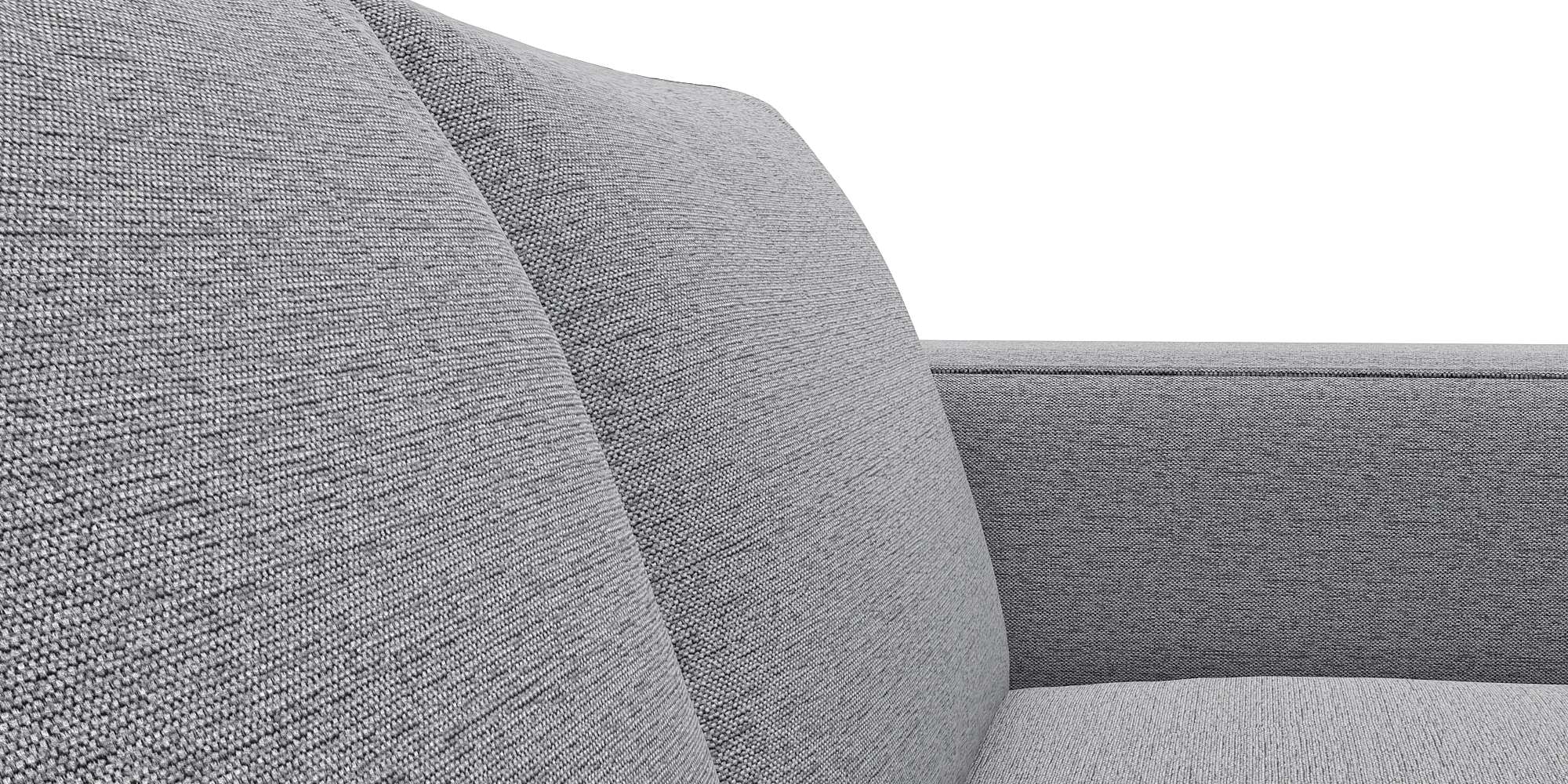 FLEXLUX Ecksofa »Fiore, L-Form«, breite Armlehnen, Füße Alu/Eiche, B/T 241/225 cm, Kaltschaum im Sitz
