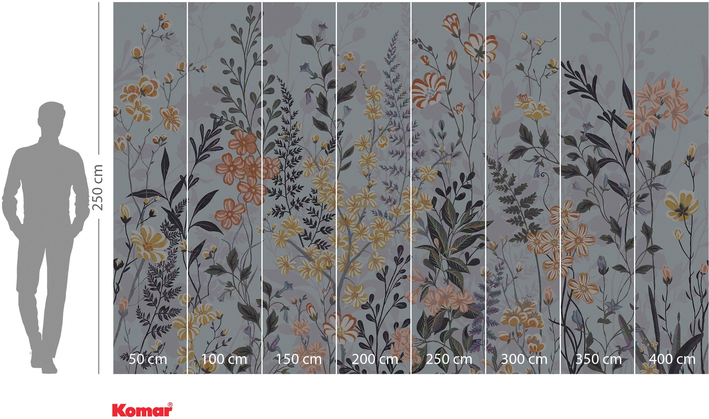 Komar Vliestapete »Digitaldruck Vlies - Chic Conservatory - Größe 400 x 250 cm«, bedruckt, Wohnzimmer, Schlafzimmer