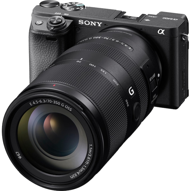 Sony Objektiv »SEL-70350G E-Mount Super-Telezoom«, E 70-350mm F4.5-6.3 G,  OSS, APS-C ➥ 3 Jahre XXL Garantie | UNIVERSAL