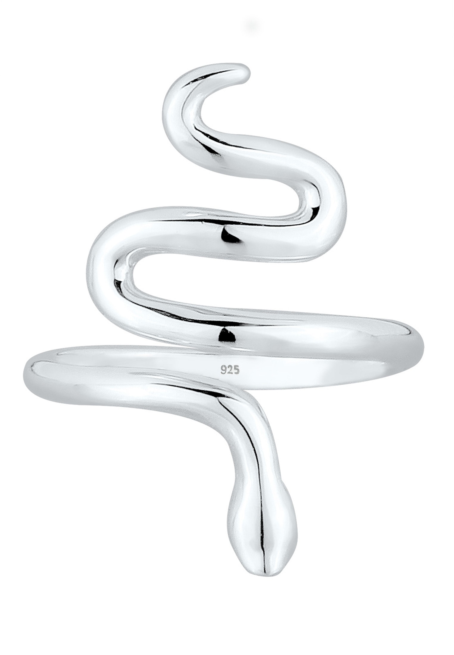 Elli Silberring »Ring Schlange Dschungel Statement 925 Silber«