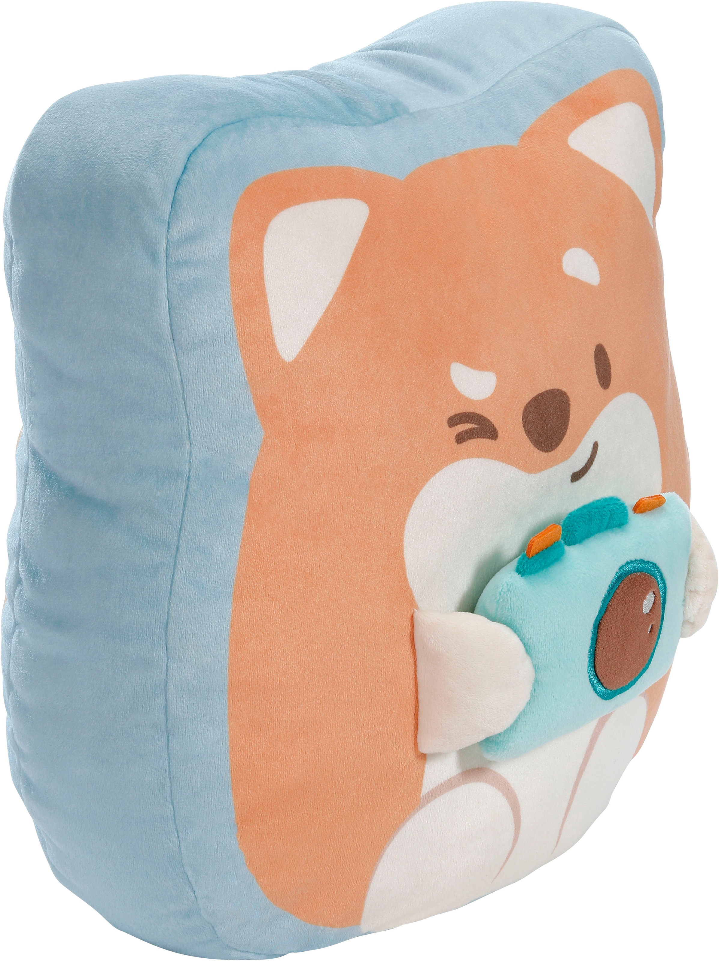 Nici Kuscheltier »mymochi, Hund Hiro mit Kamera 35x33x12cm«